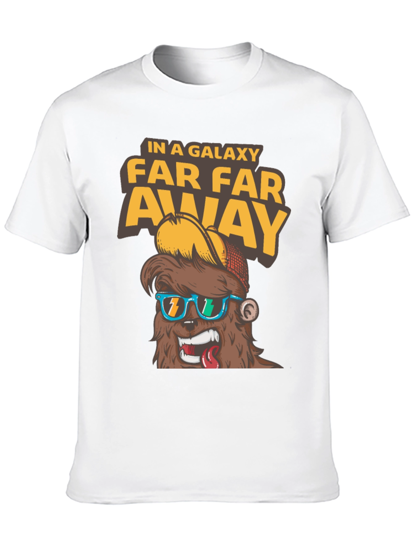 Black Far Far Away Graphic T-Shirt - Men's Black Tee view 10