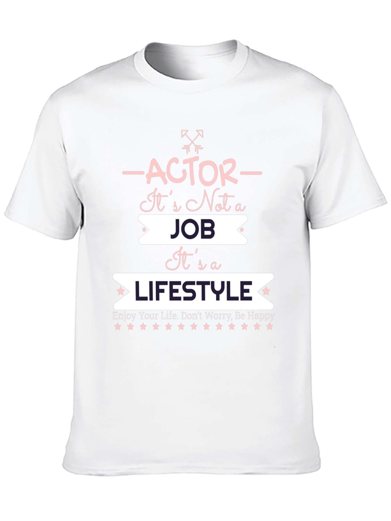 Black Actor Lifestyle Black T-Shirt view 10