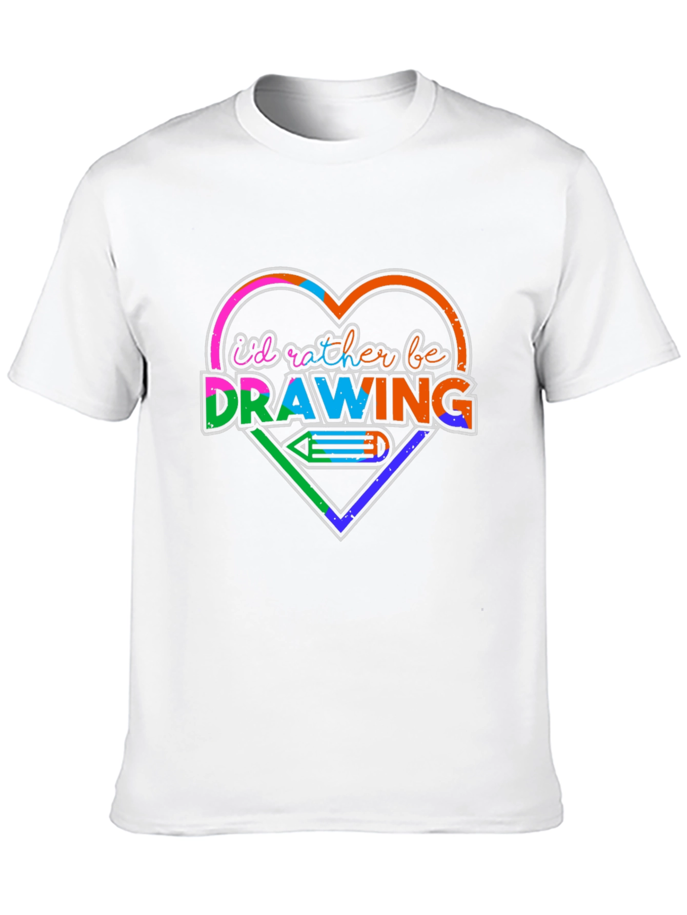 I'd Rather Be Drawing T-Shirt - Artistic Graphic Tee - 10