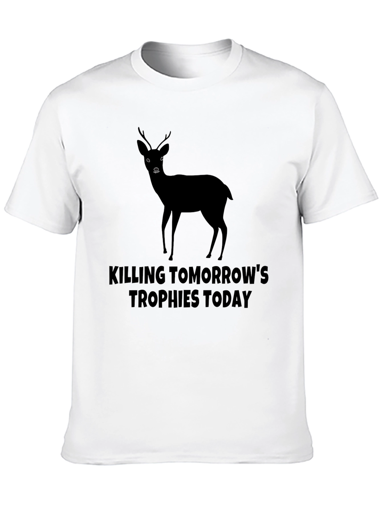 Black Killing Tomorrow's Trophies Today Deer Graphic Tee view 10