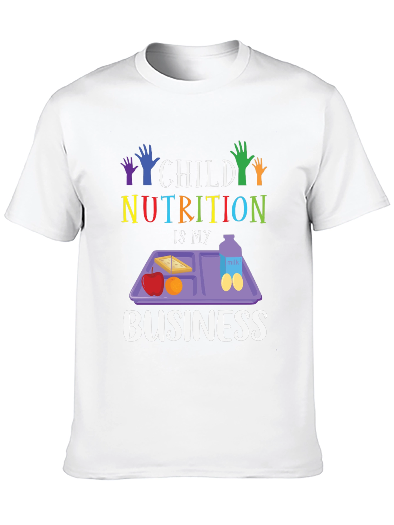 Child Nutrition T-Shirt - School Lunch Hero Tee - 10