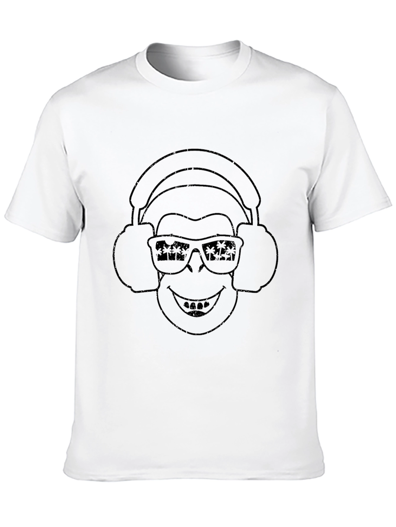 Black Cool Monkey Graphic Tee - Island Vibes view 10