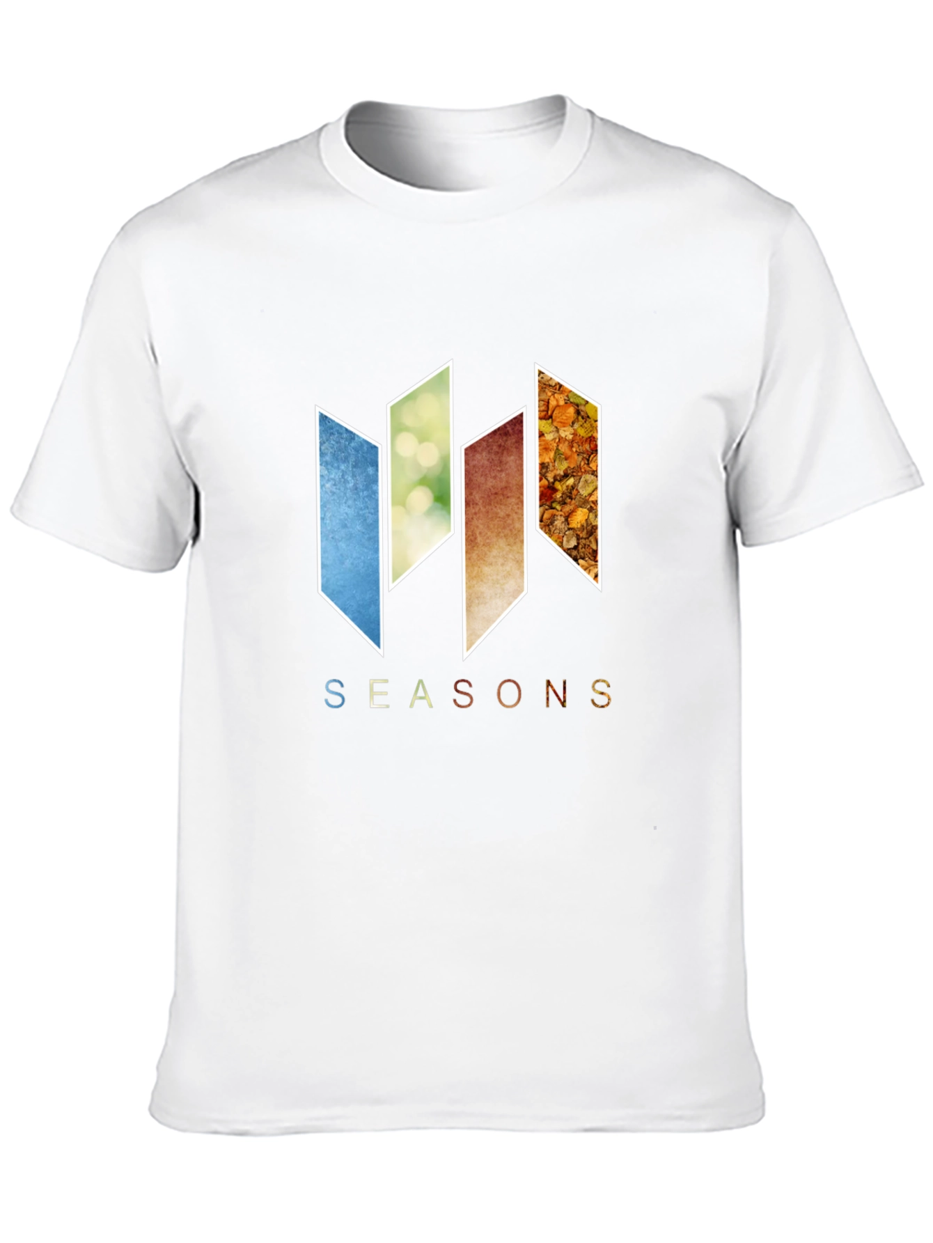 Black Seasons Graphic Print Black Tee view 10