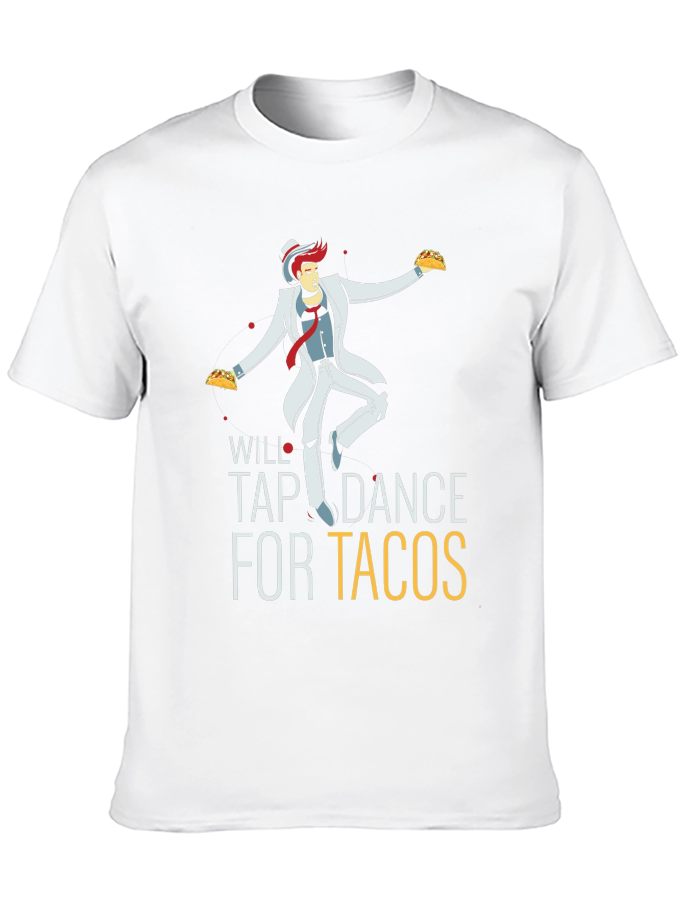 Black Will Tap Dance for Tacos - Novelty Graphic Tee view 10