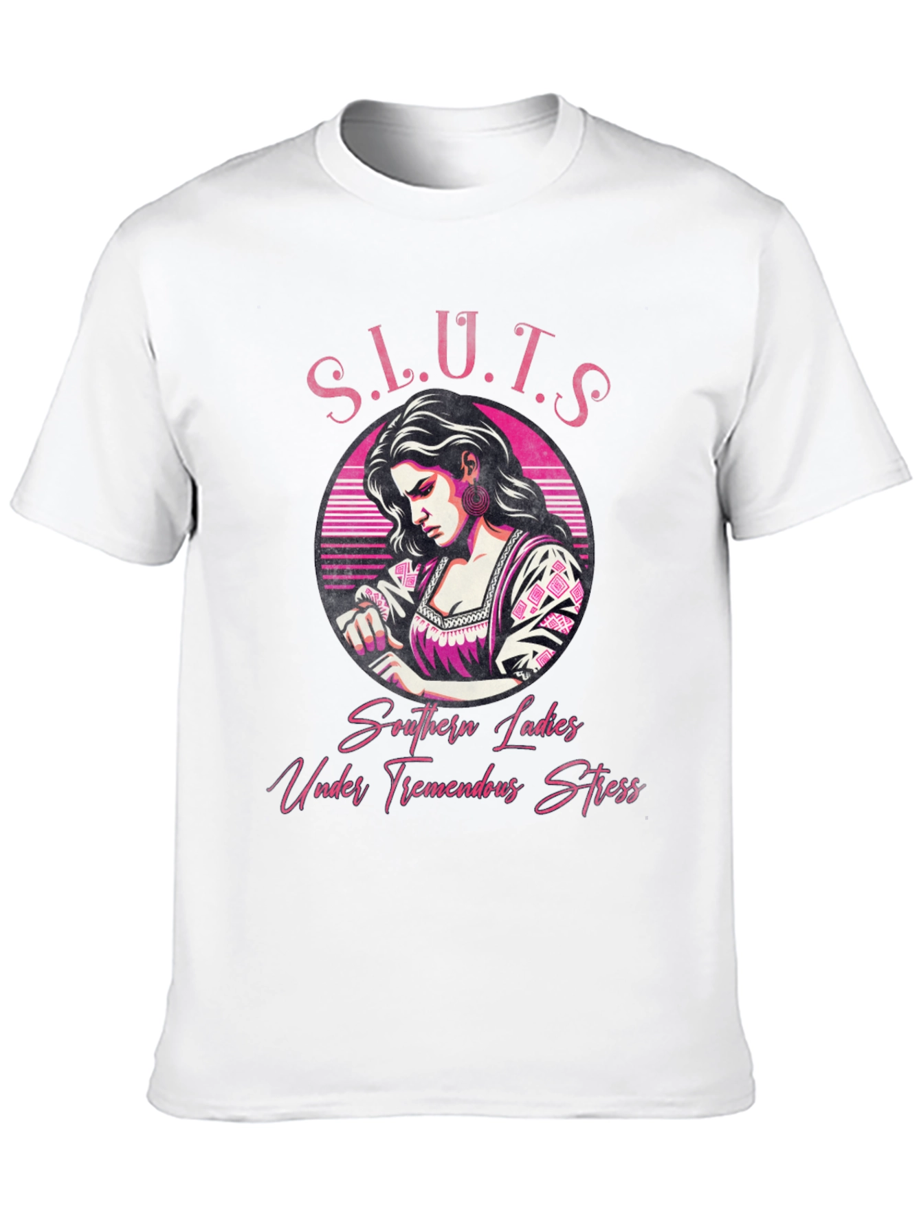 Black Southern Ladies T-Shirt - Unique Graphic Design view 10