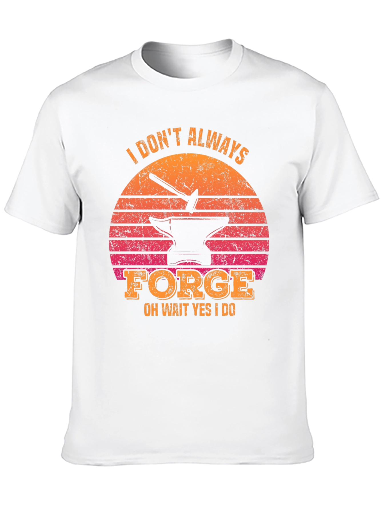 Black Funny Blacksmith T-Shirt - "I Don't Always Forge" view 10