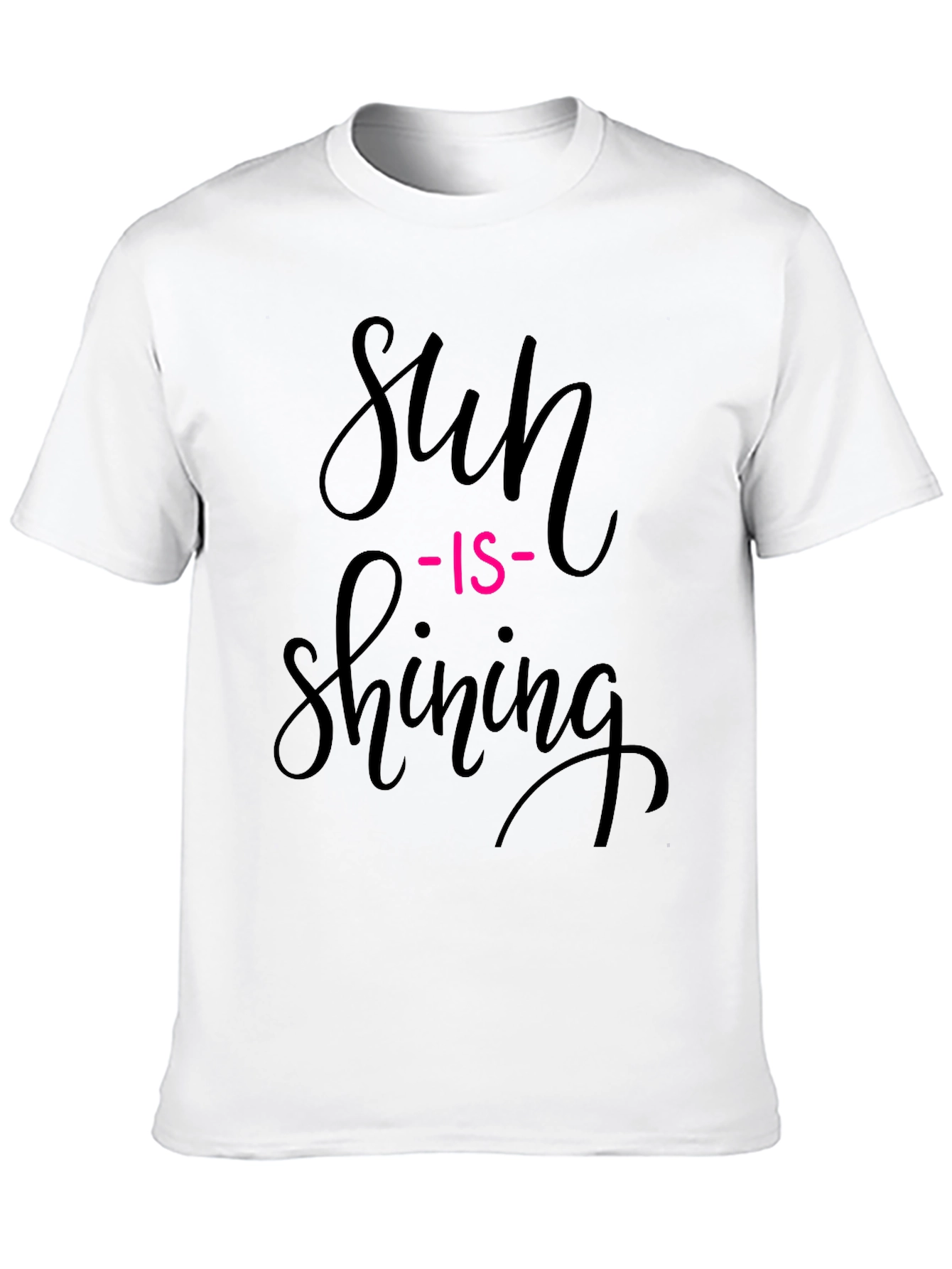 Black Sun Is Shining Graphic Tee - Black Casual T-Shirt view 10