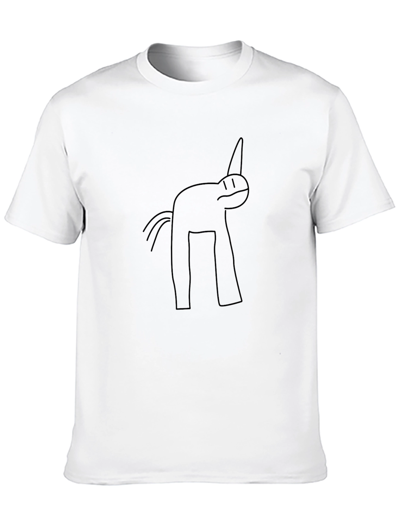 Black Unicorn Graphic Black T-Shirt view 10