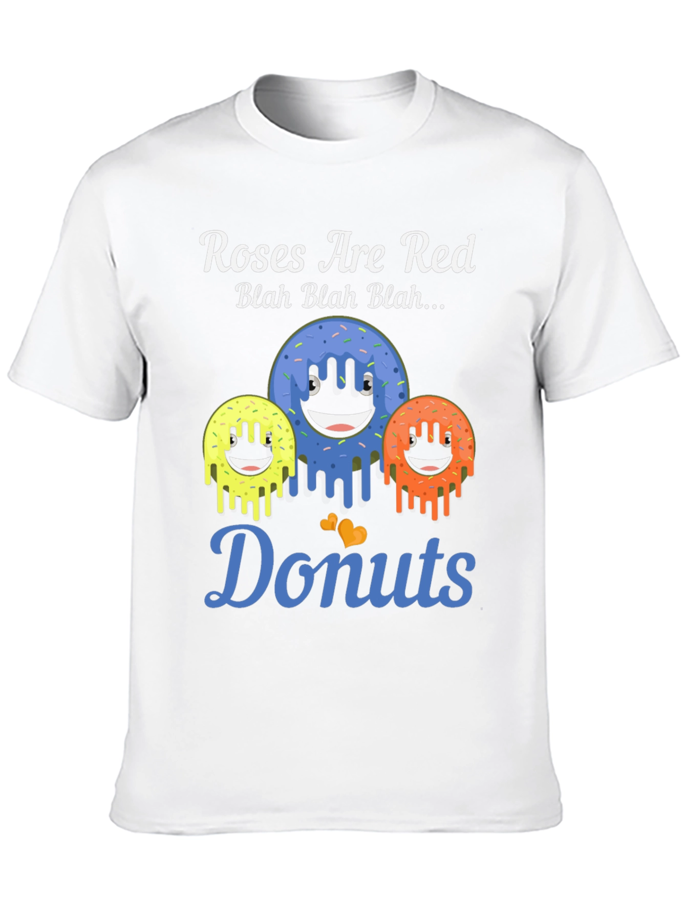 Black Roses are Red Donuts Graphic T-Shirt view 10