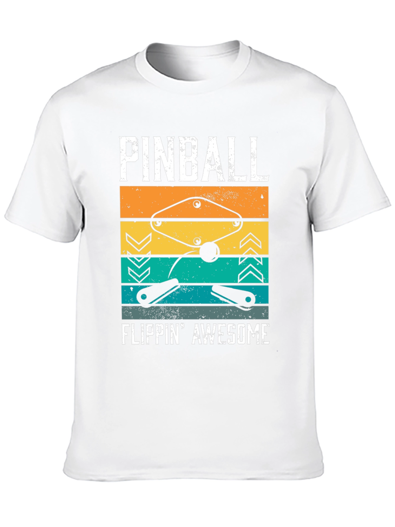 Black Pinball Flippin' Awesome Graphic Tee view 10