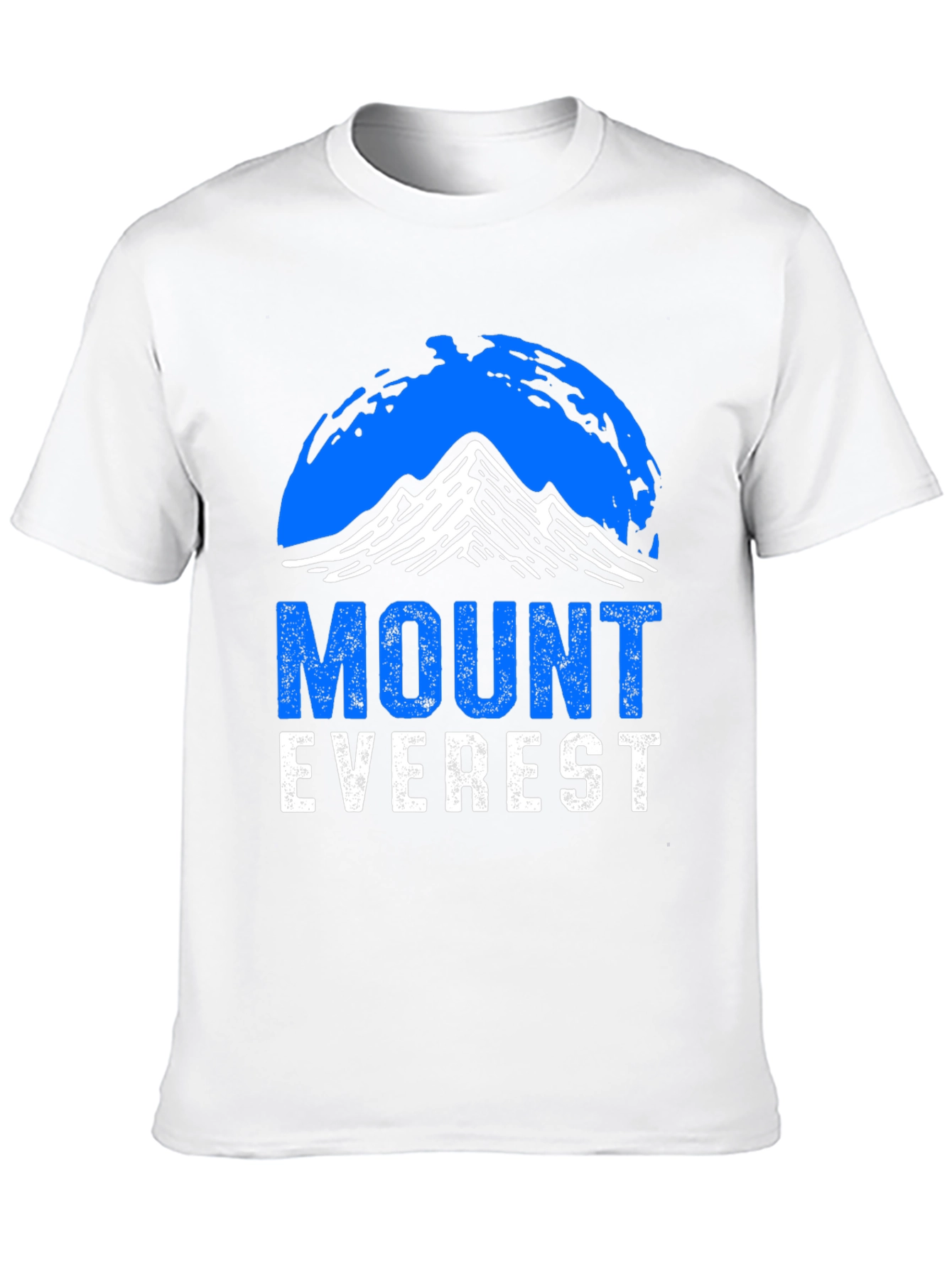 Black Mount Everest Graphic Tee - Black Cotton Casual Shirt view 10