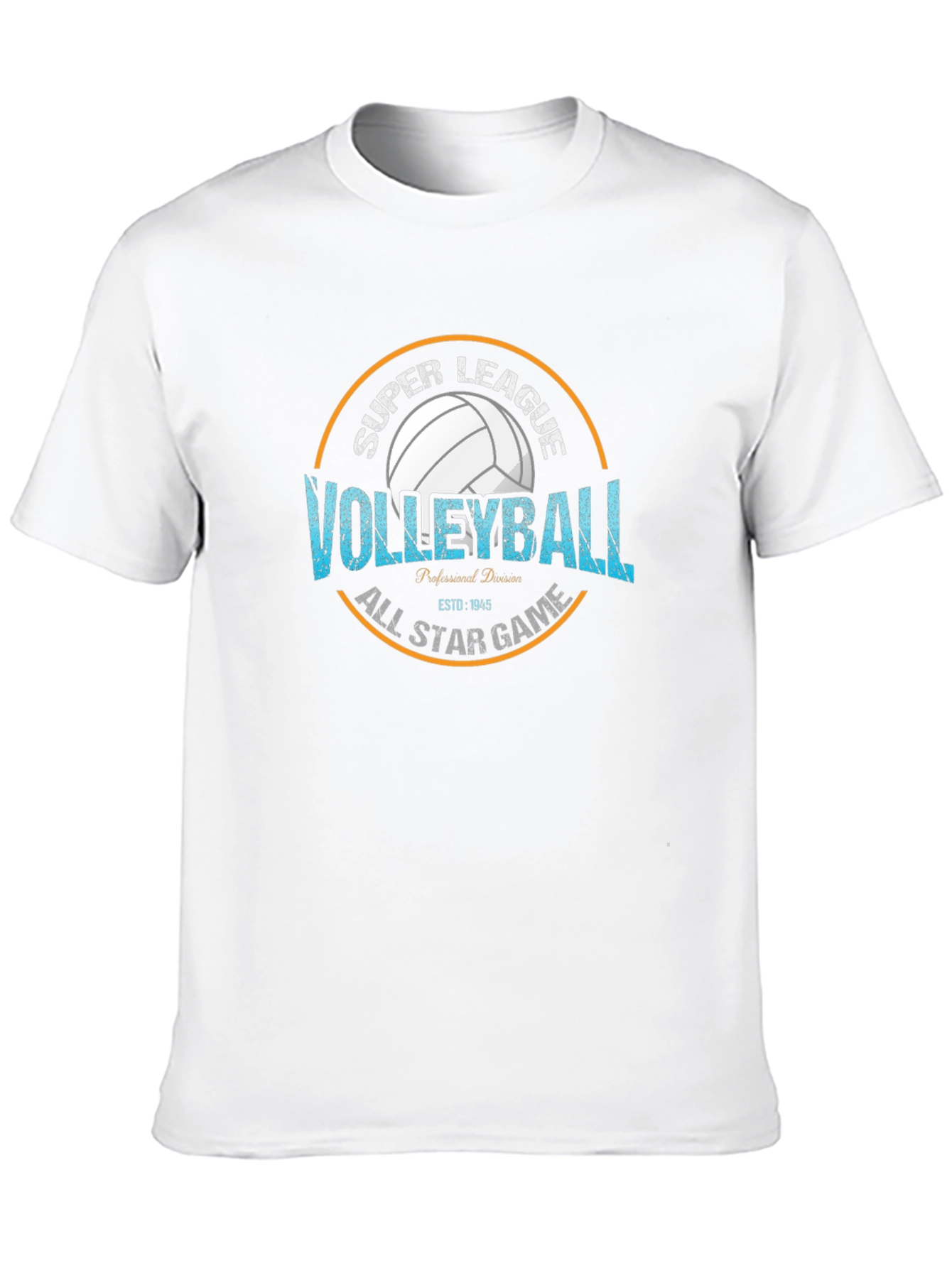 Black Volleyball Super League All Star Game T-Shirt view 10