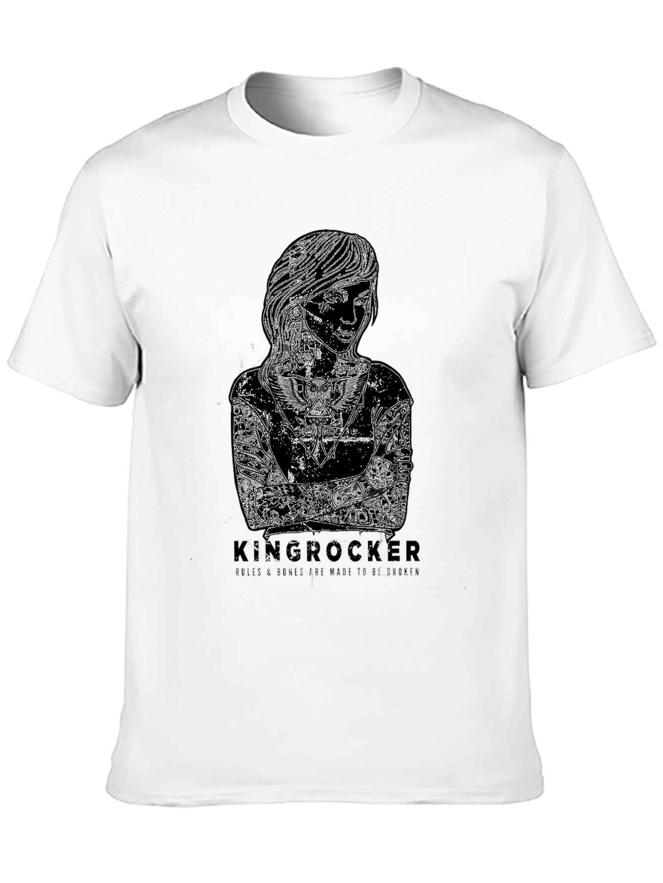 Black Kinserocker Graphic Print Black T-Shirt view 10