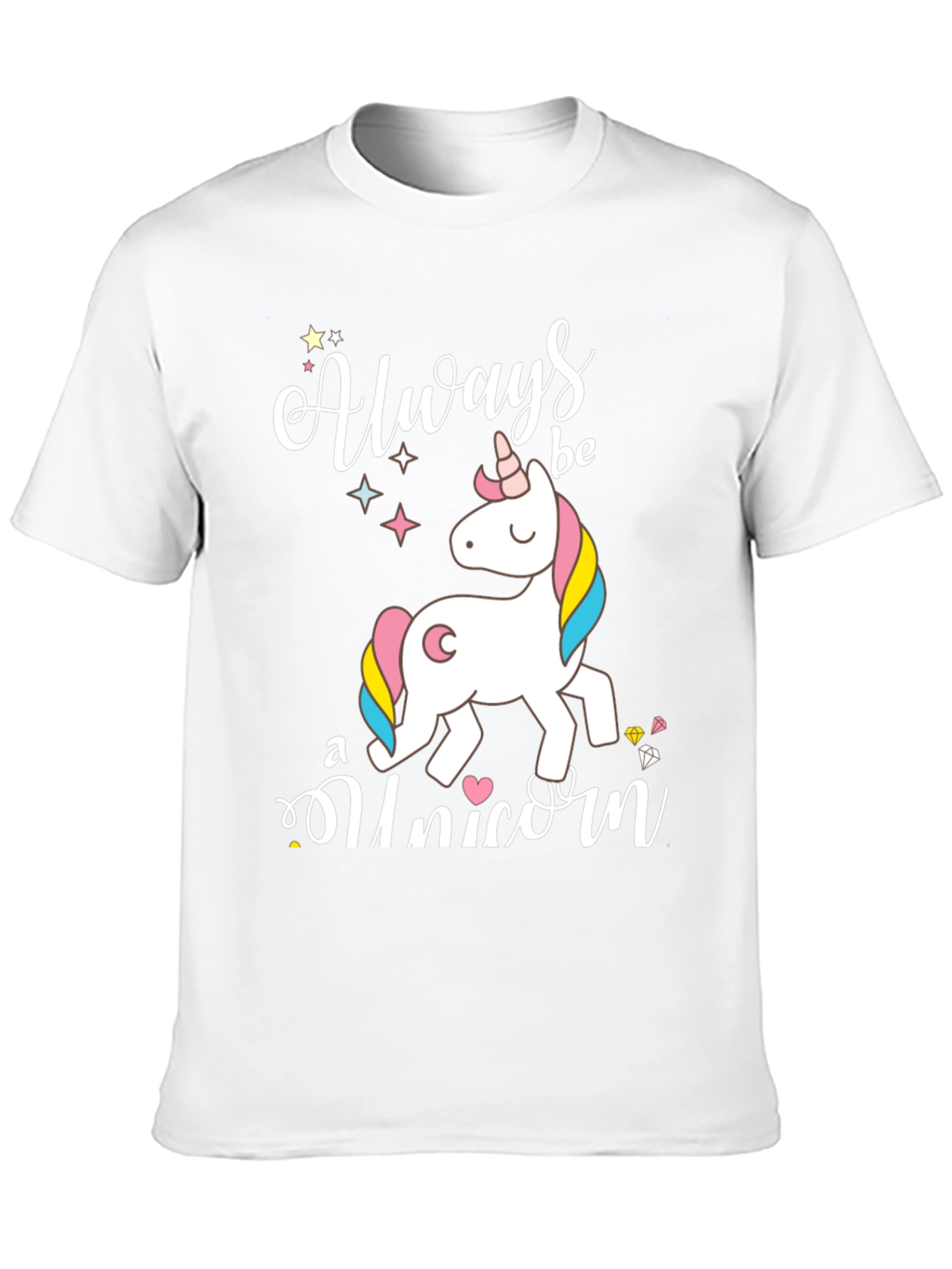 Black Always Be A Unicorn Graphic Tee view 10