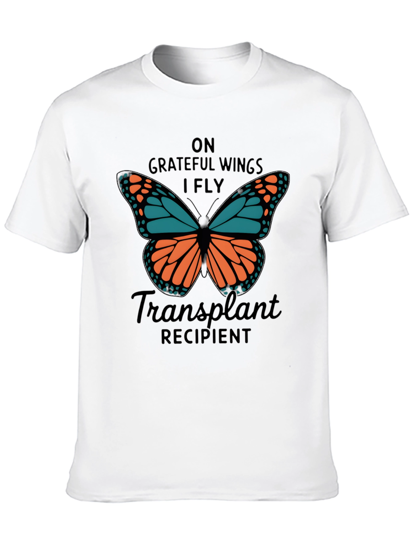 Grateful Wings Transplant Recipient T-Shirt - 10