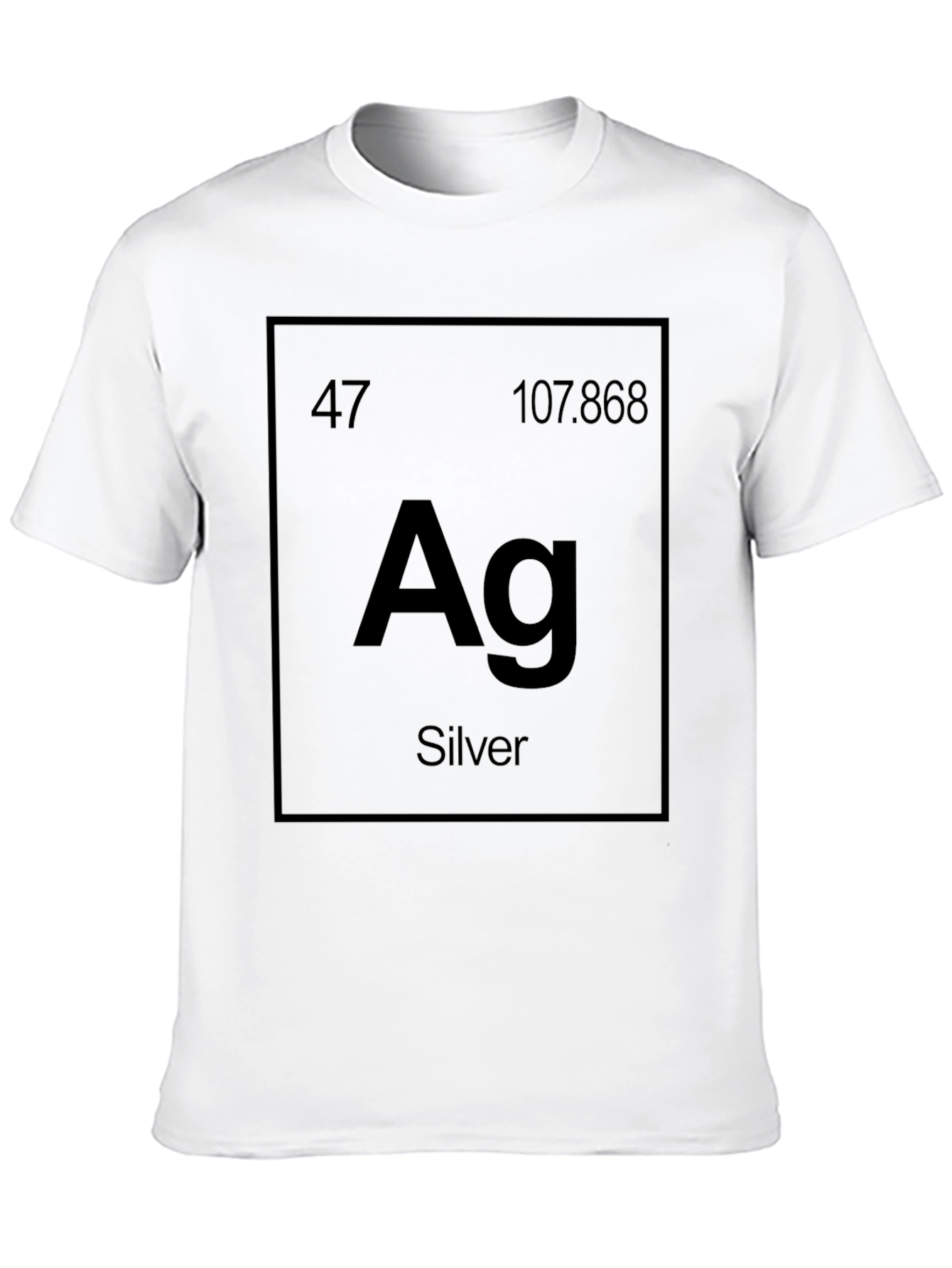 Silver Element Periodic Table T-Shirt - 10