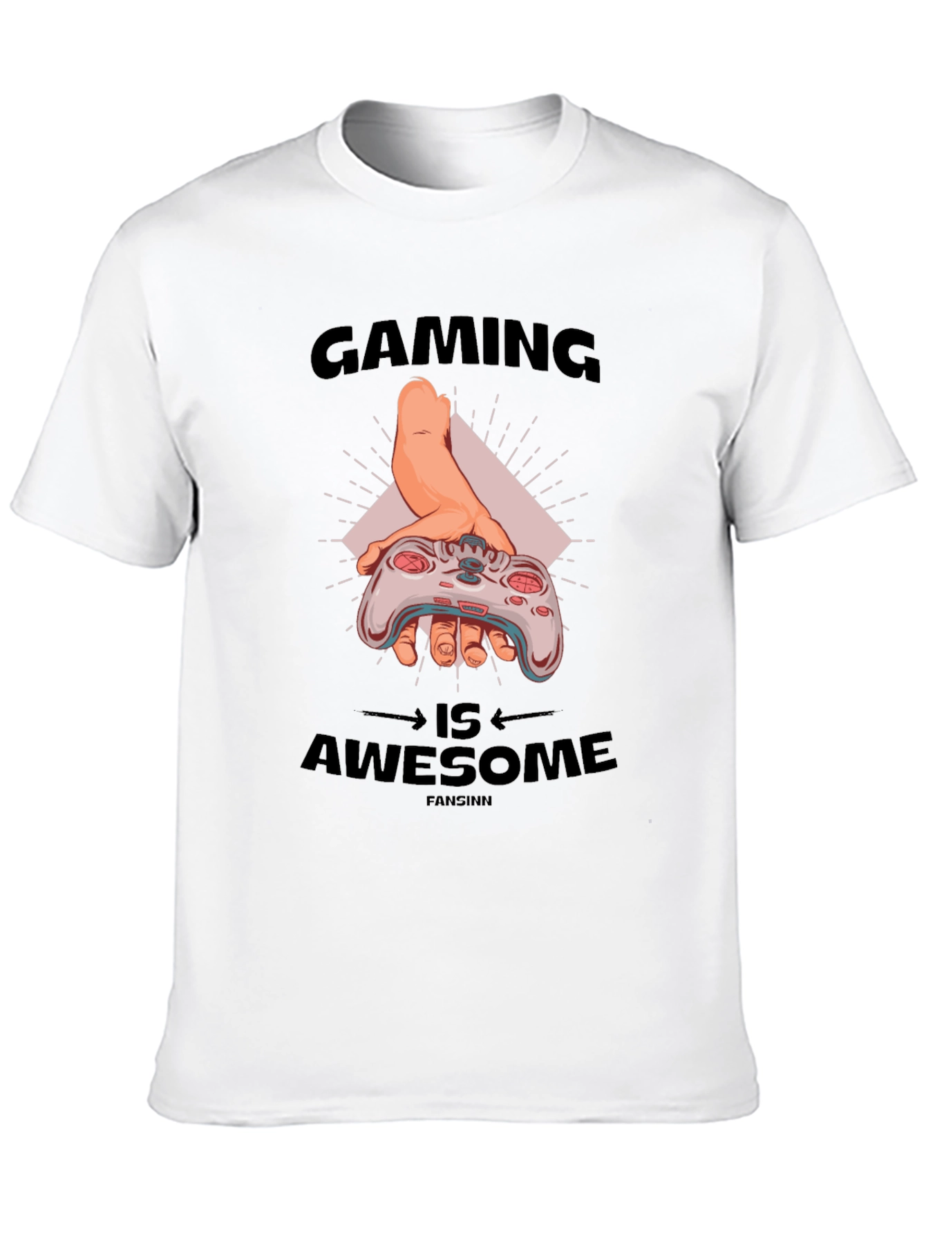 Black Gaming Is Awesome Black T-Shirt view 10