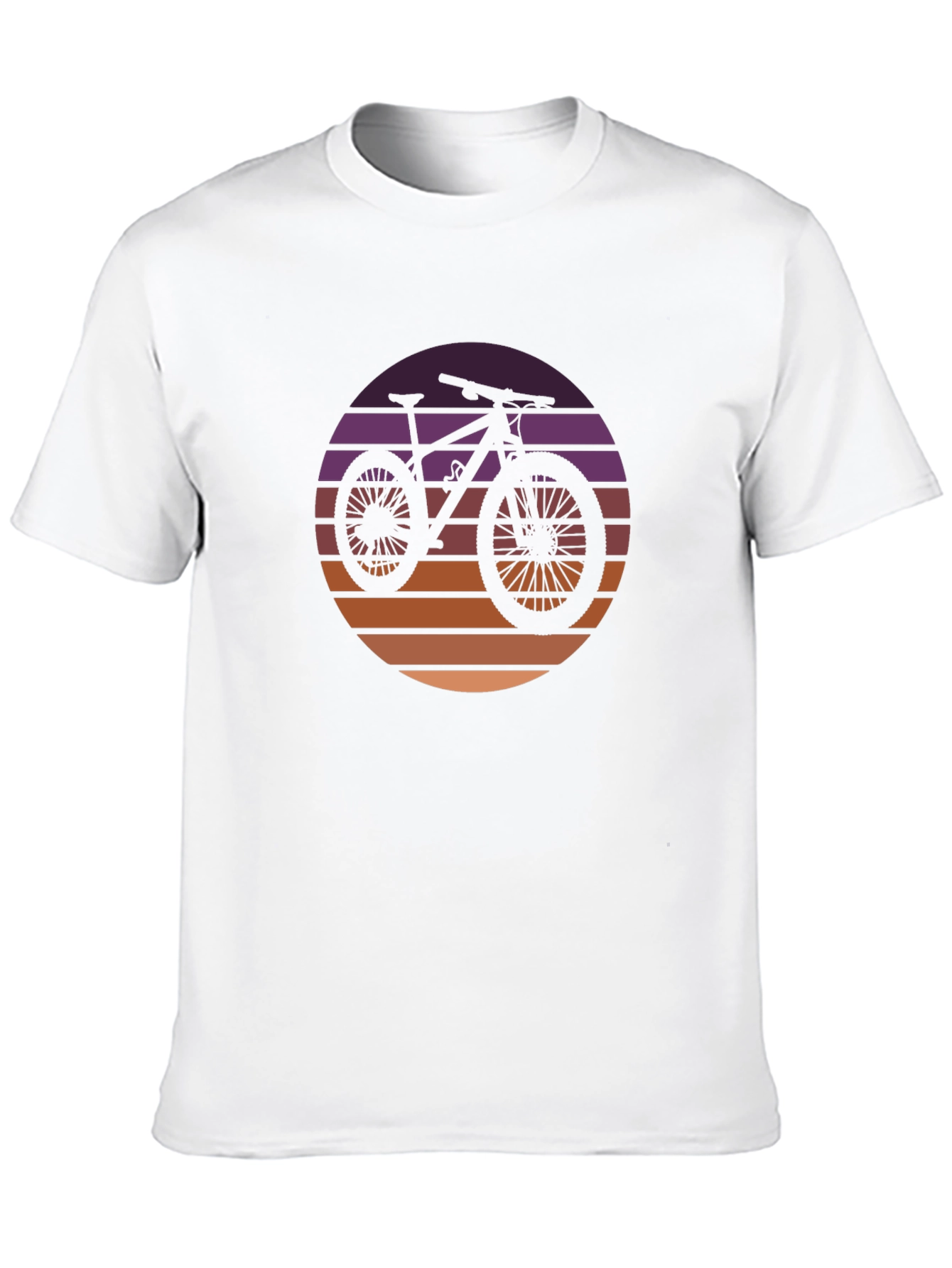 Black Sunset Bike Graphic Tee - Stylish Casual Wear view 10