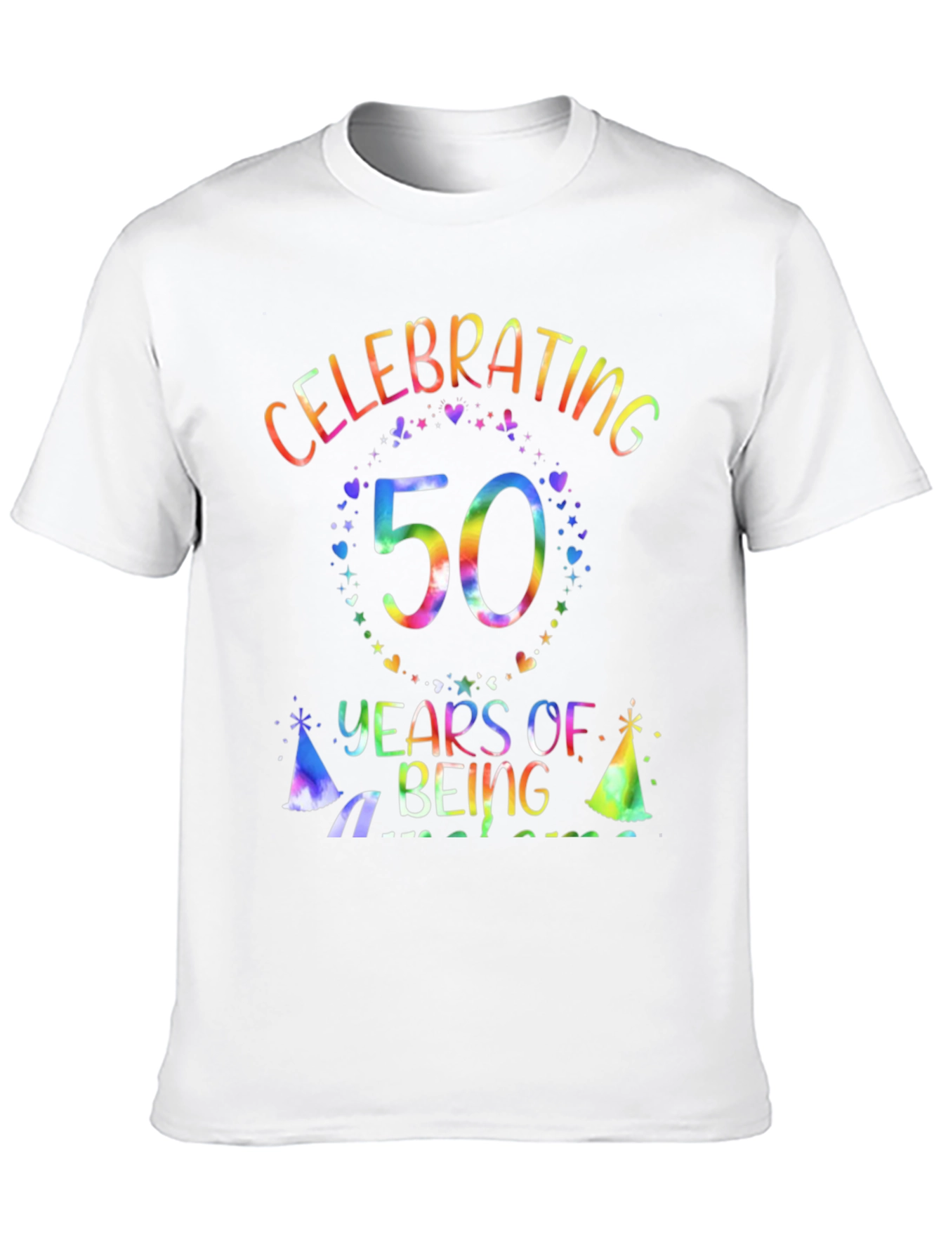 Celebrating 50 Years Rainbow T-Shirt - 10