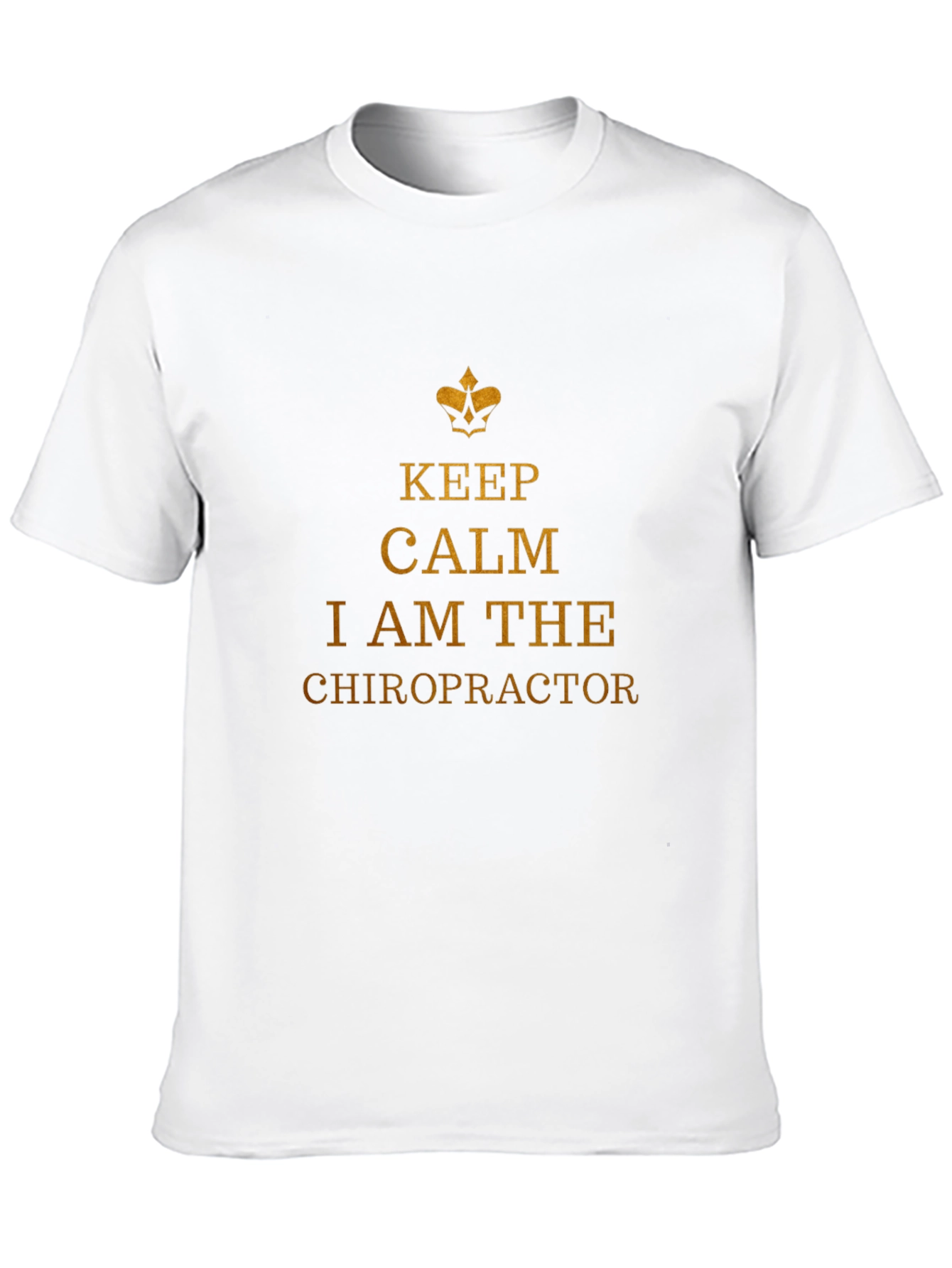 Black Keep Calm I Am The Chiropractor T-Shirt view 10