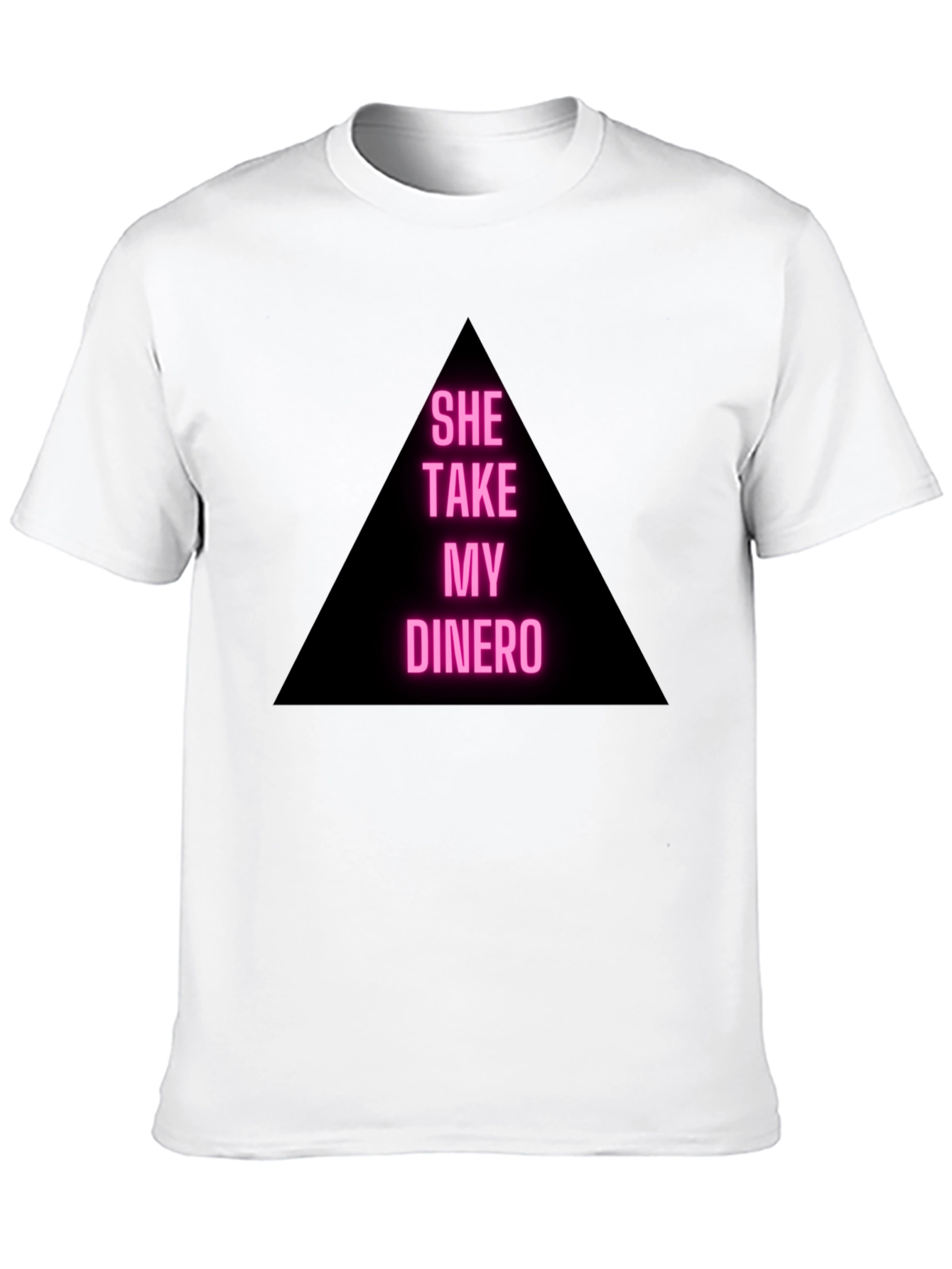 Black She Take My Dinero Black T-Shirt view 10