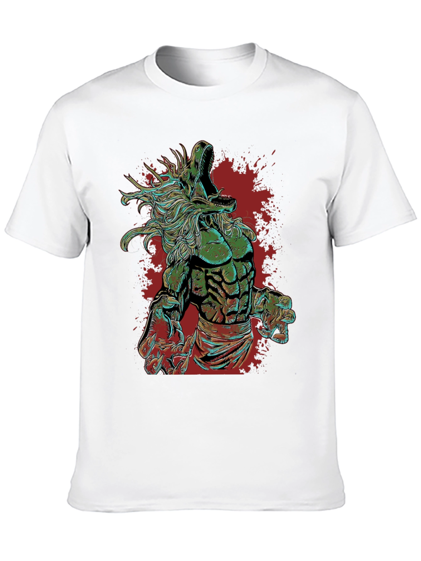 Black Monster Graphic Print Tee view 10