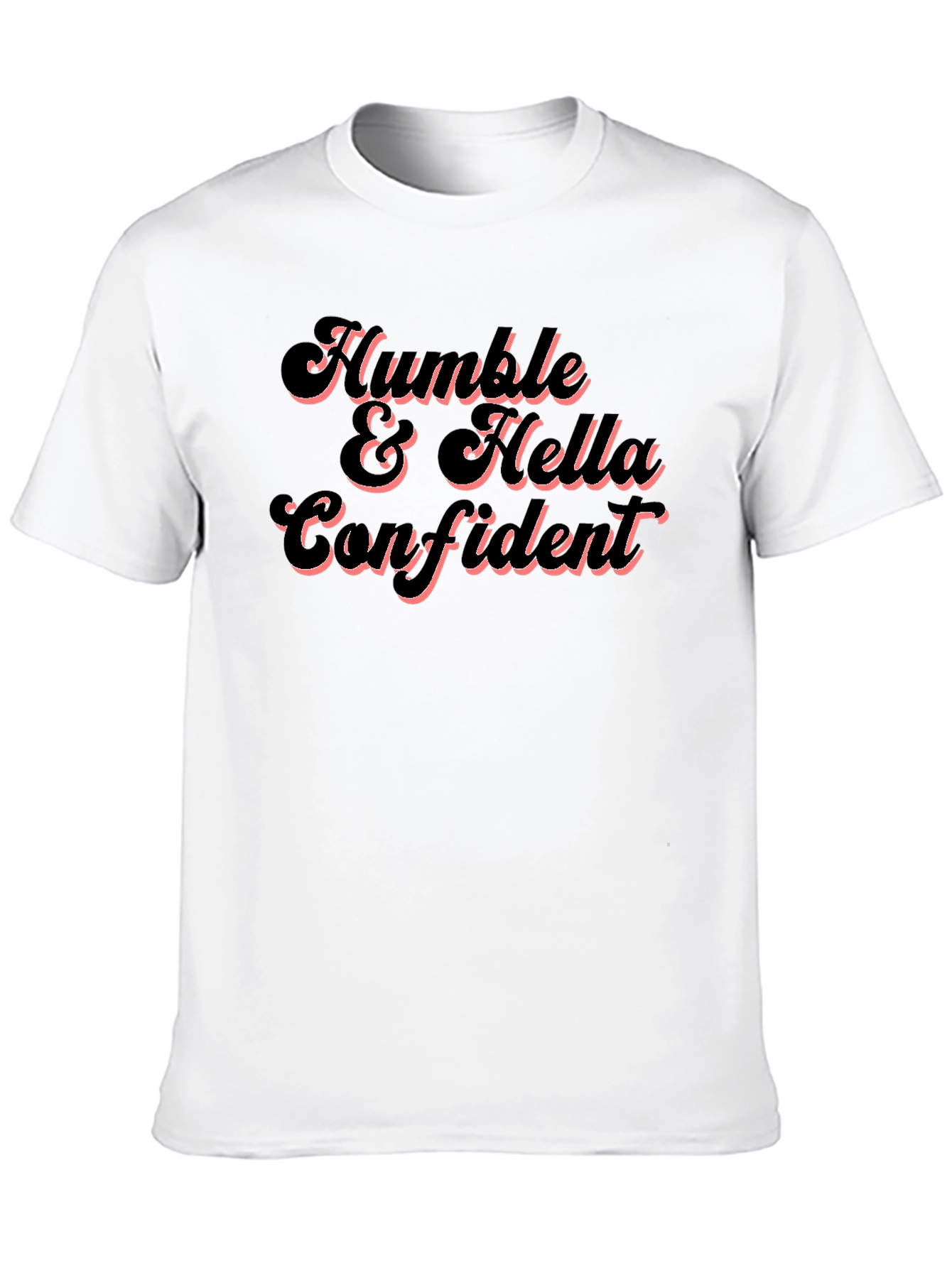 Black Humble & Hella Confident Graphic Tee view 10