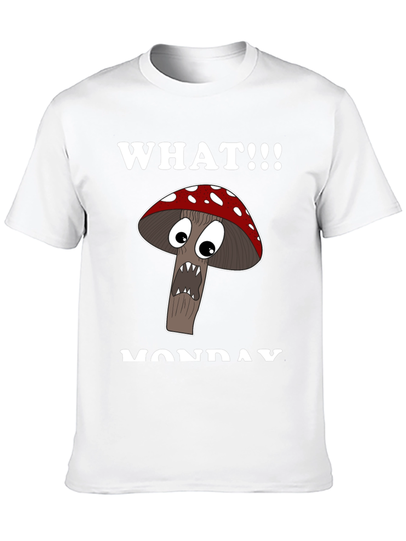 Black Funny Mushroom Monday T-Shirt view 10