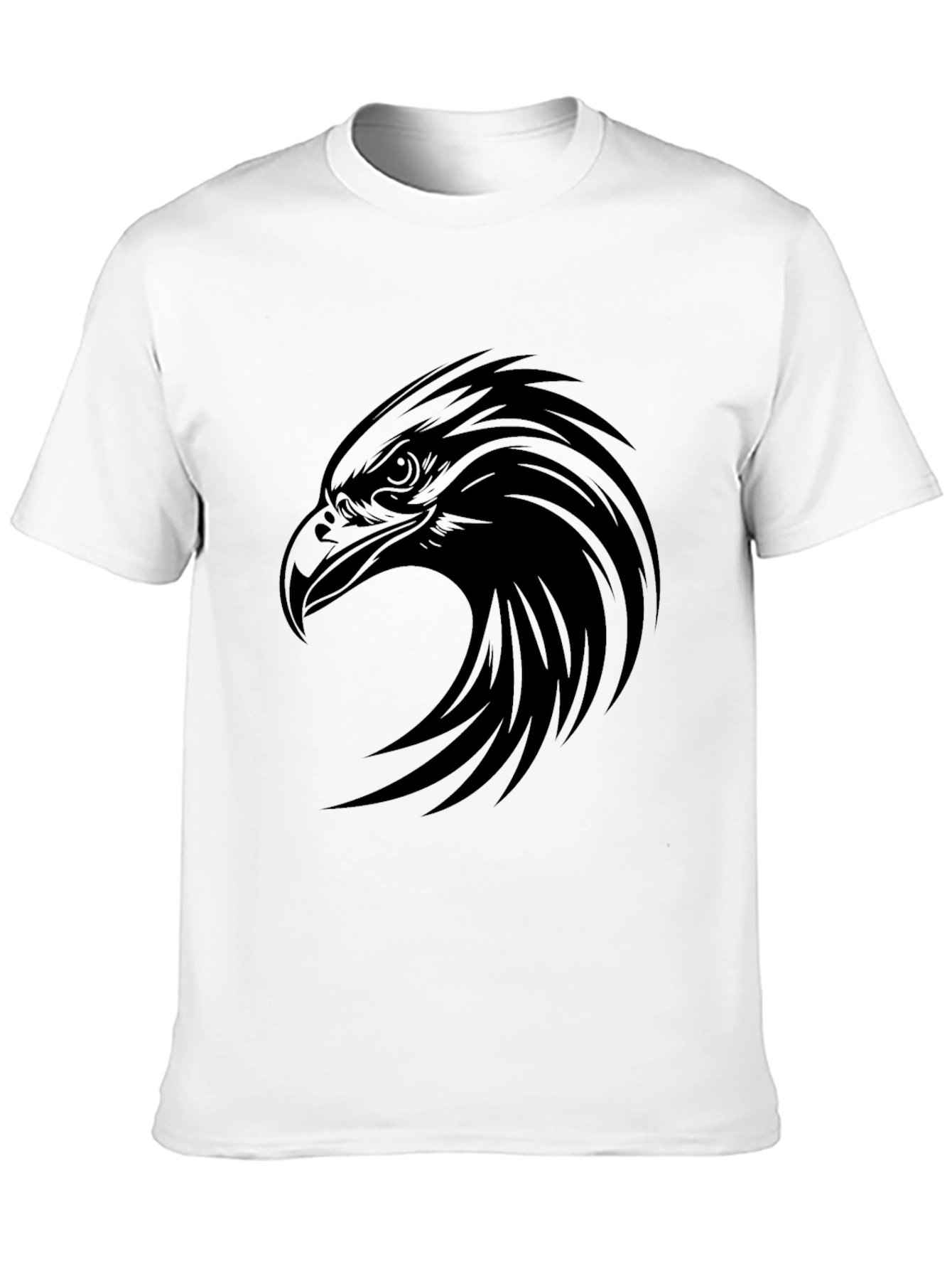 Black Black Eagle Graphic Tee - Men's Casual T-Shirt view 10