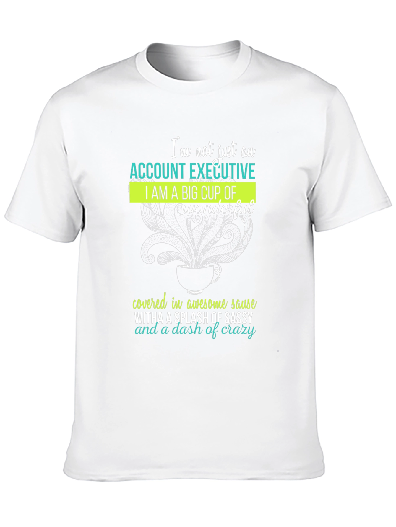 Black Account Executive Sassy T-Shirt view 10