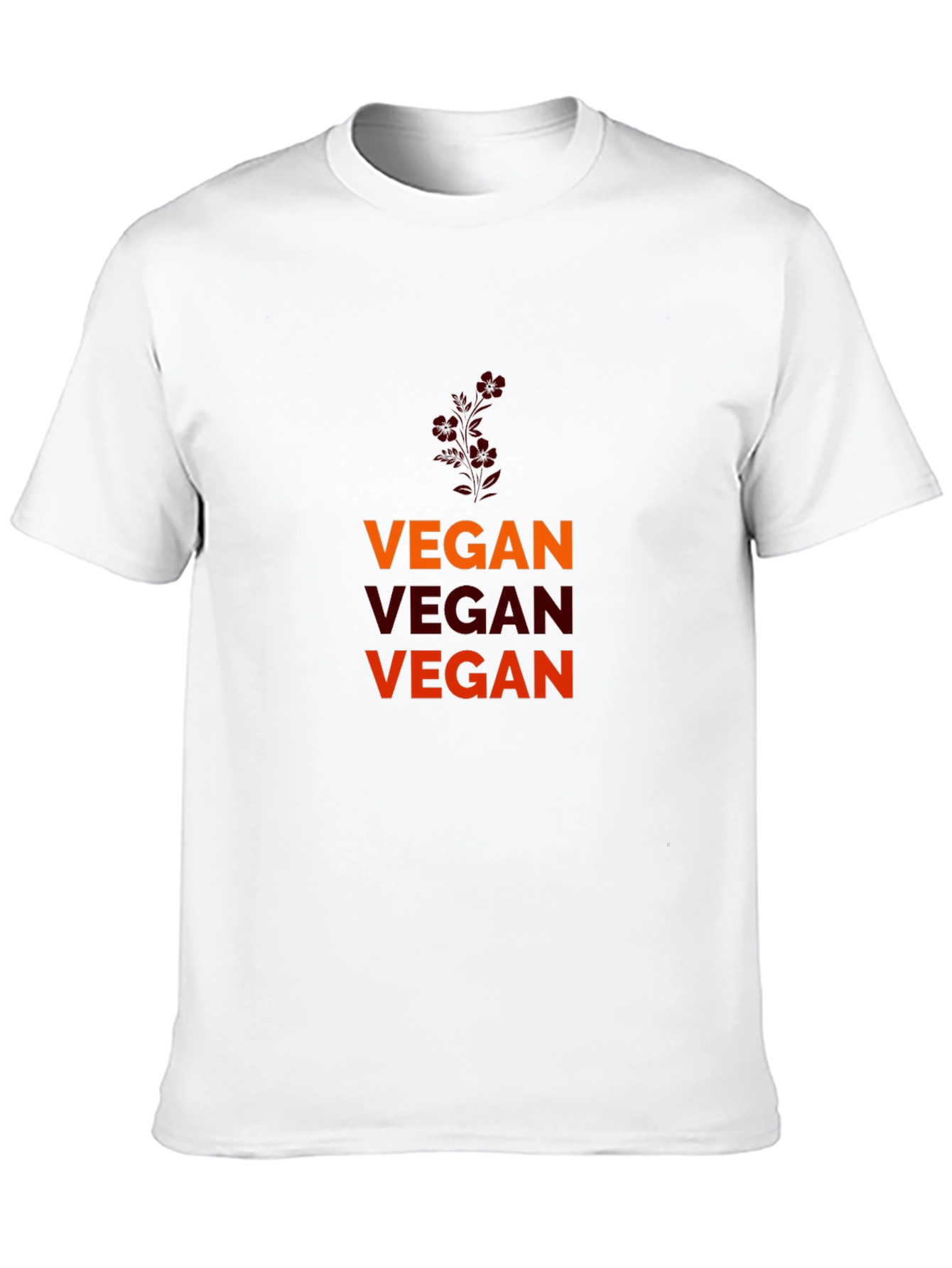 Black Vegan Graphic Tee - Unisex Black T-Shirt view 10