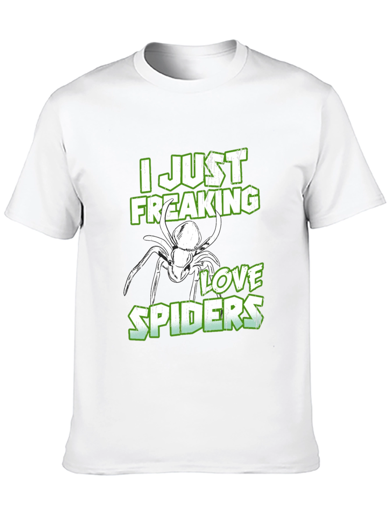 Black I Just Freaking Love Spiders T-Shirt view 10