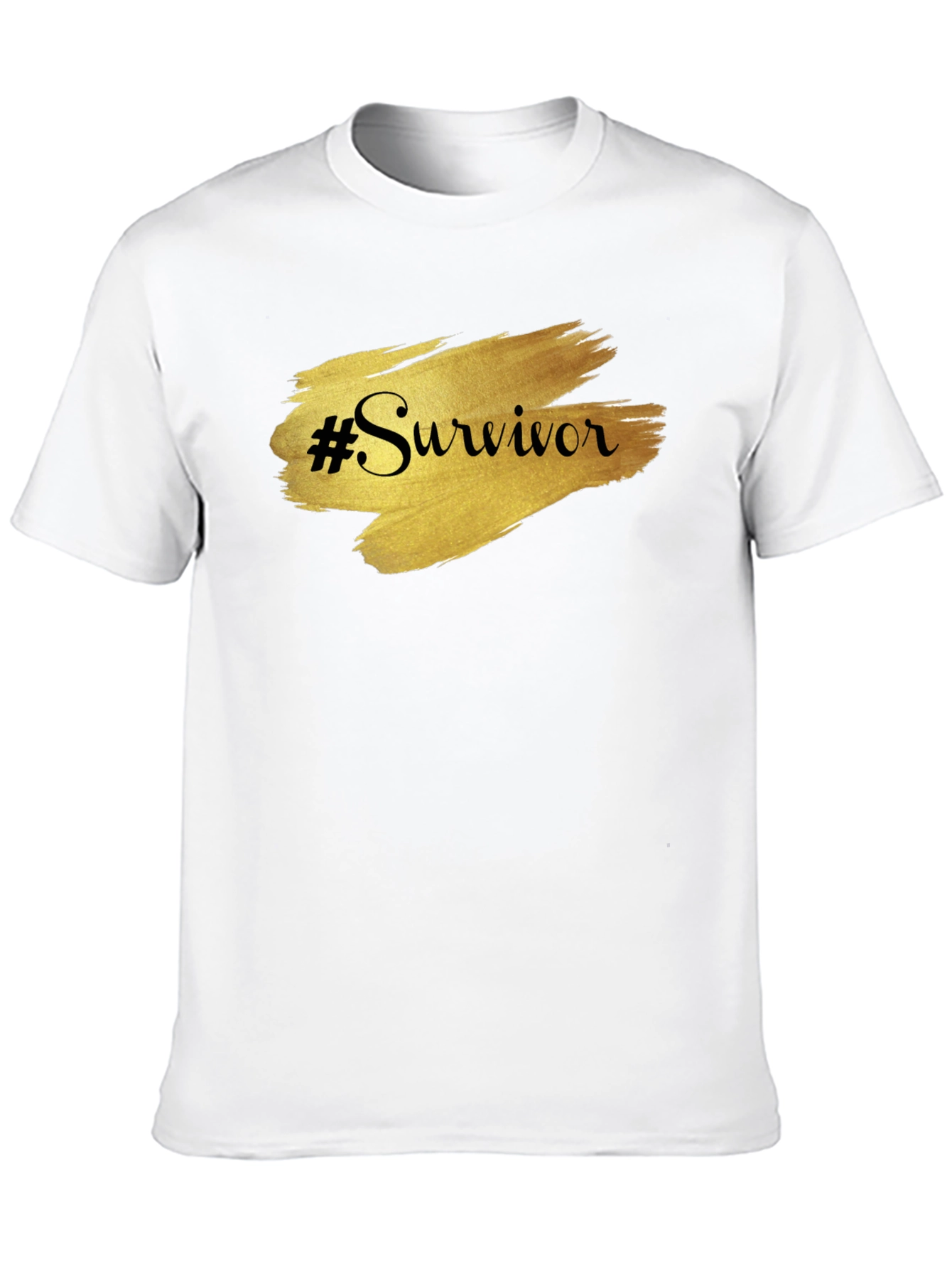 Black Survivor Graphic Tee - Black Unisex T-Shirt view 10