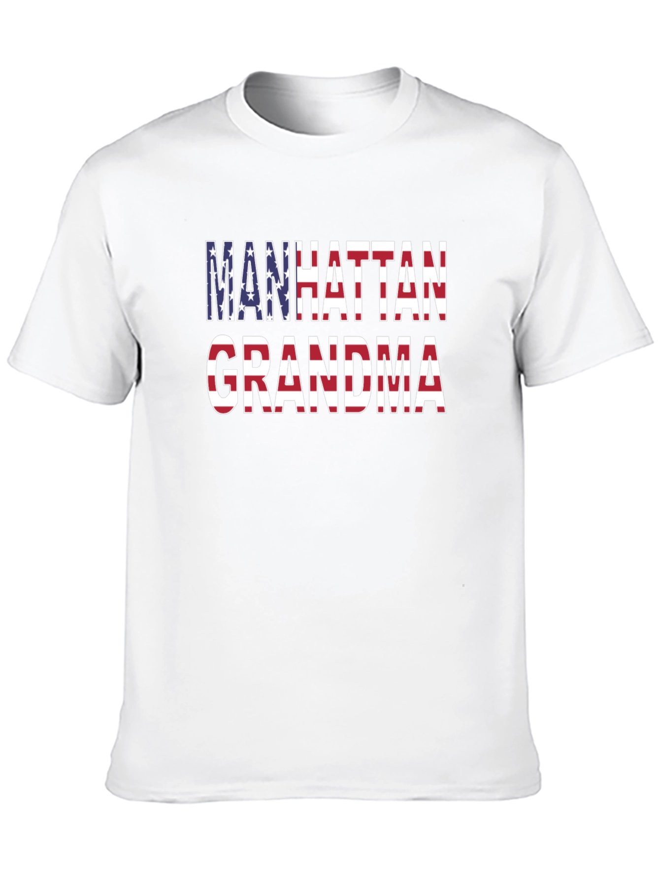 Black Manhattan Grandma Patriotic T-Shirt view 10