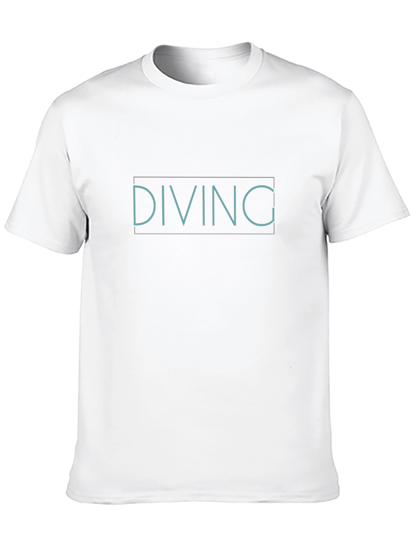 Black Diving Graphic Tee - Black Casual T-Shirt view 10