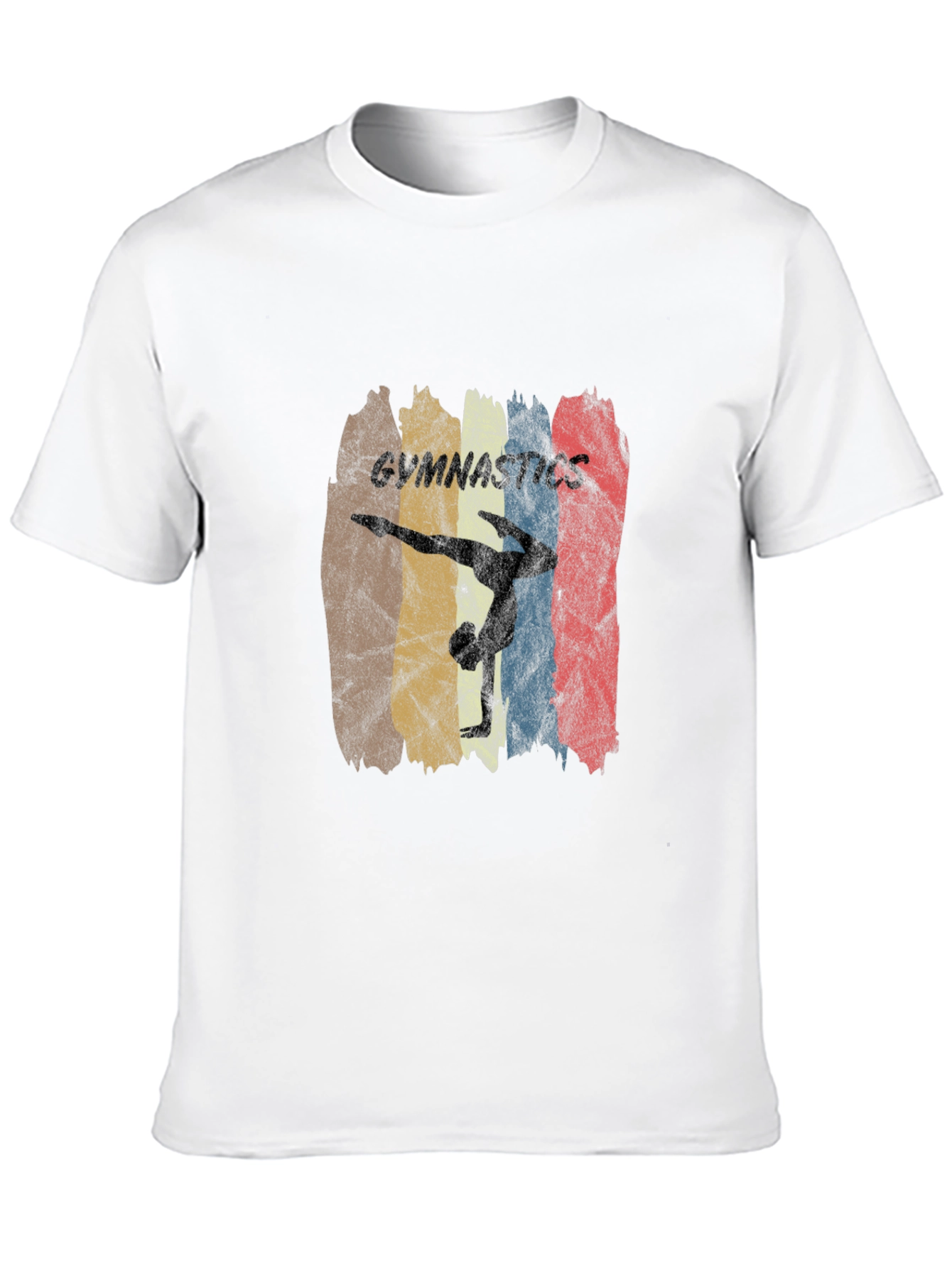 Black Vintage Gymnastics T-Shirt view 10