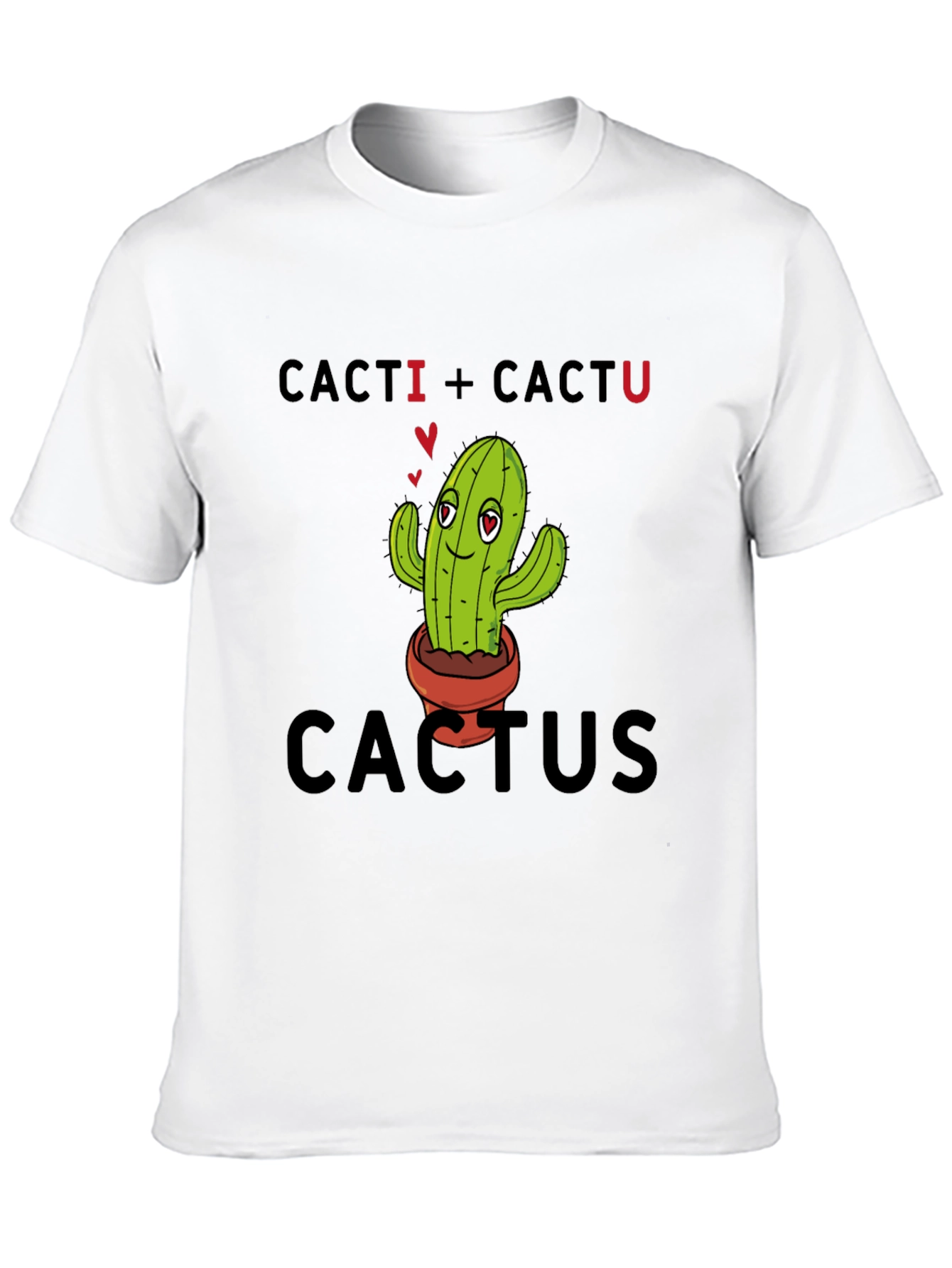 Black Cacti + Cactu Cactus T-Shirt view 10