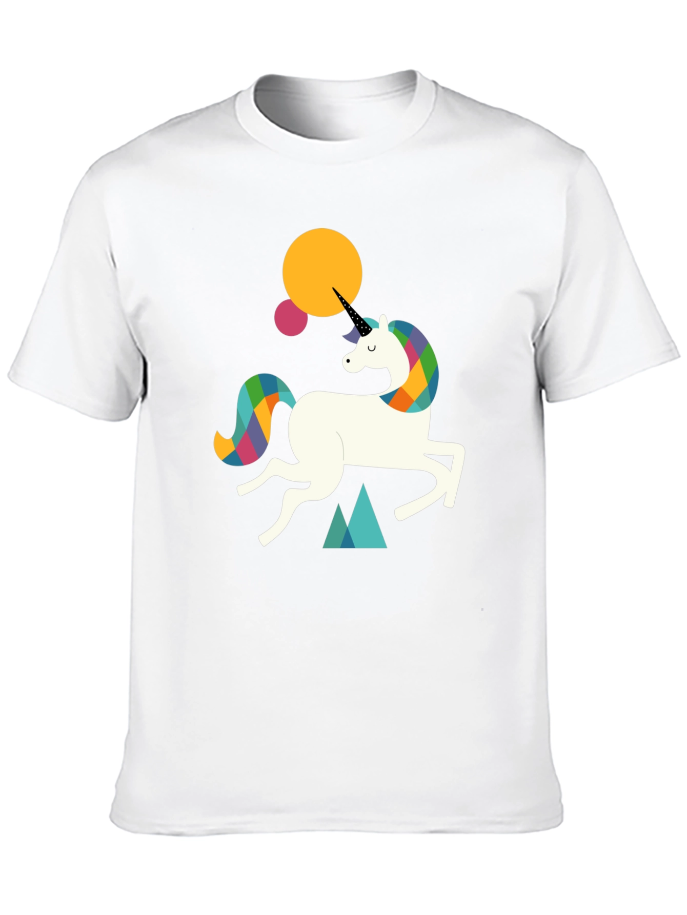 Black Unicorn Graphic Tee - Fun & Stylish Black T-Shirt view 10