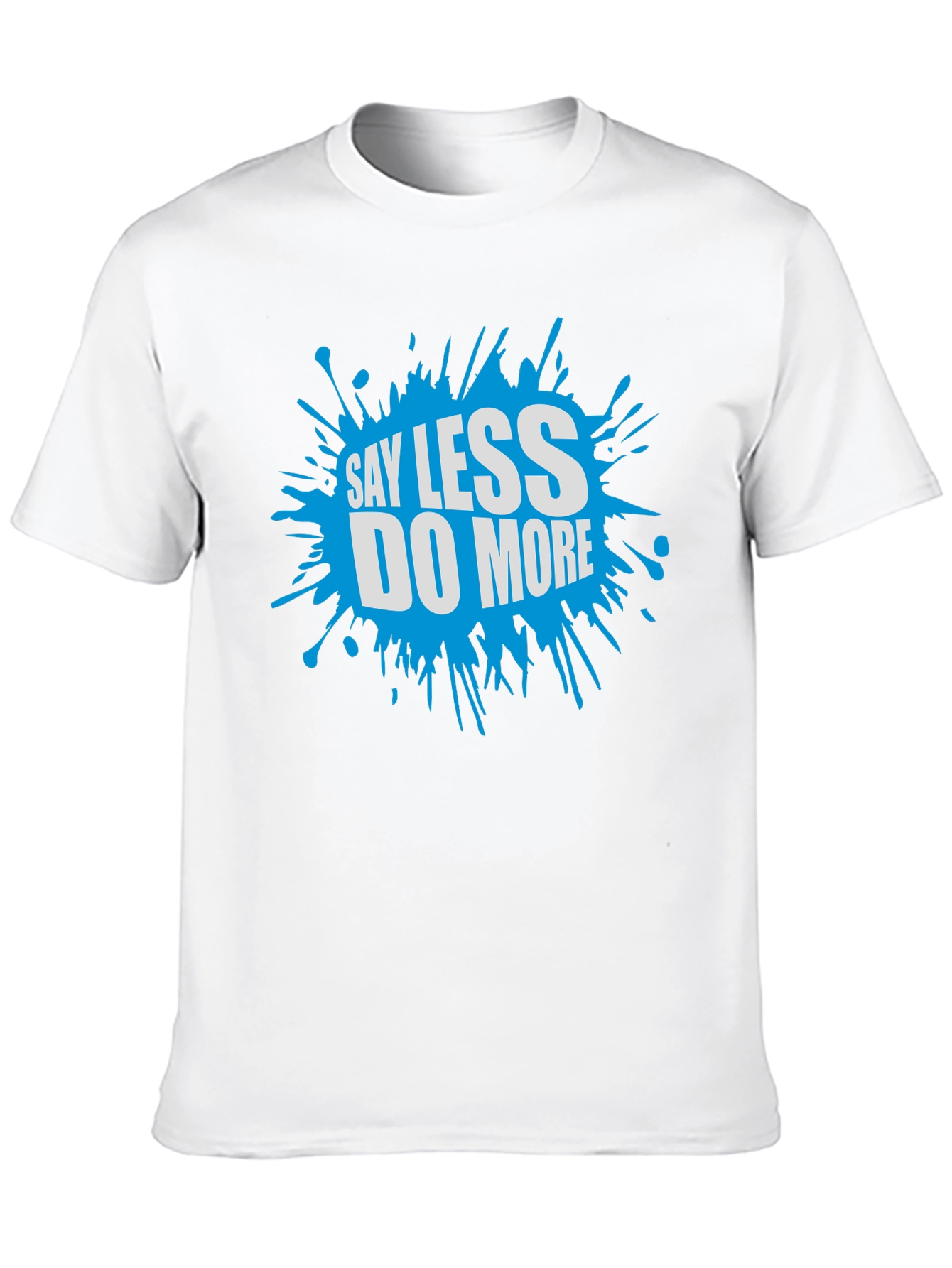 Black Say Less Do More Graphic Tee - Black view 10