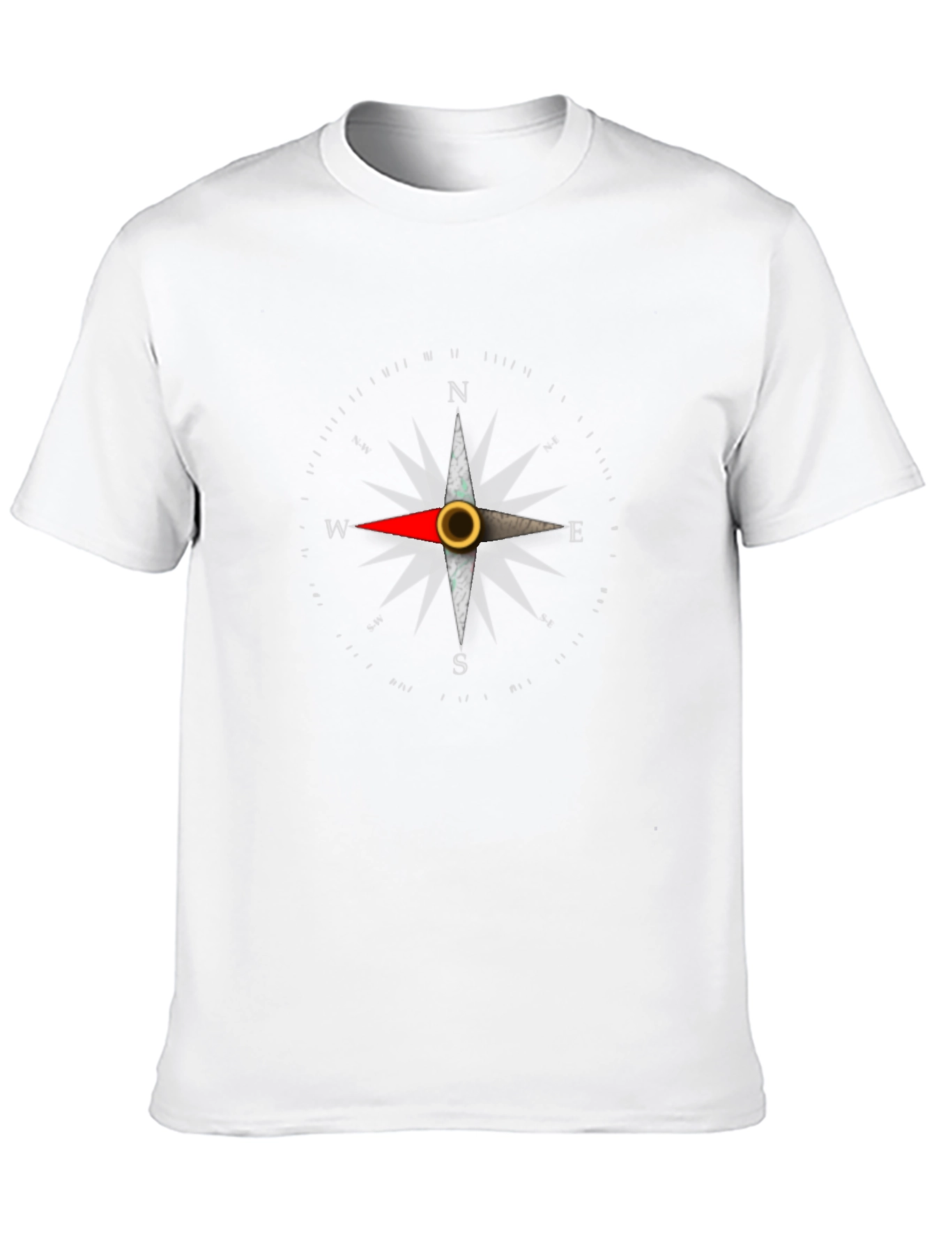 Black Compass Rose Graphic Tee - Classic Black view 10
