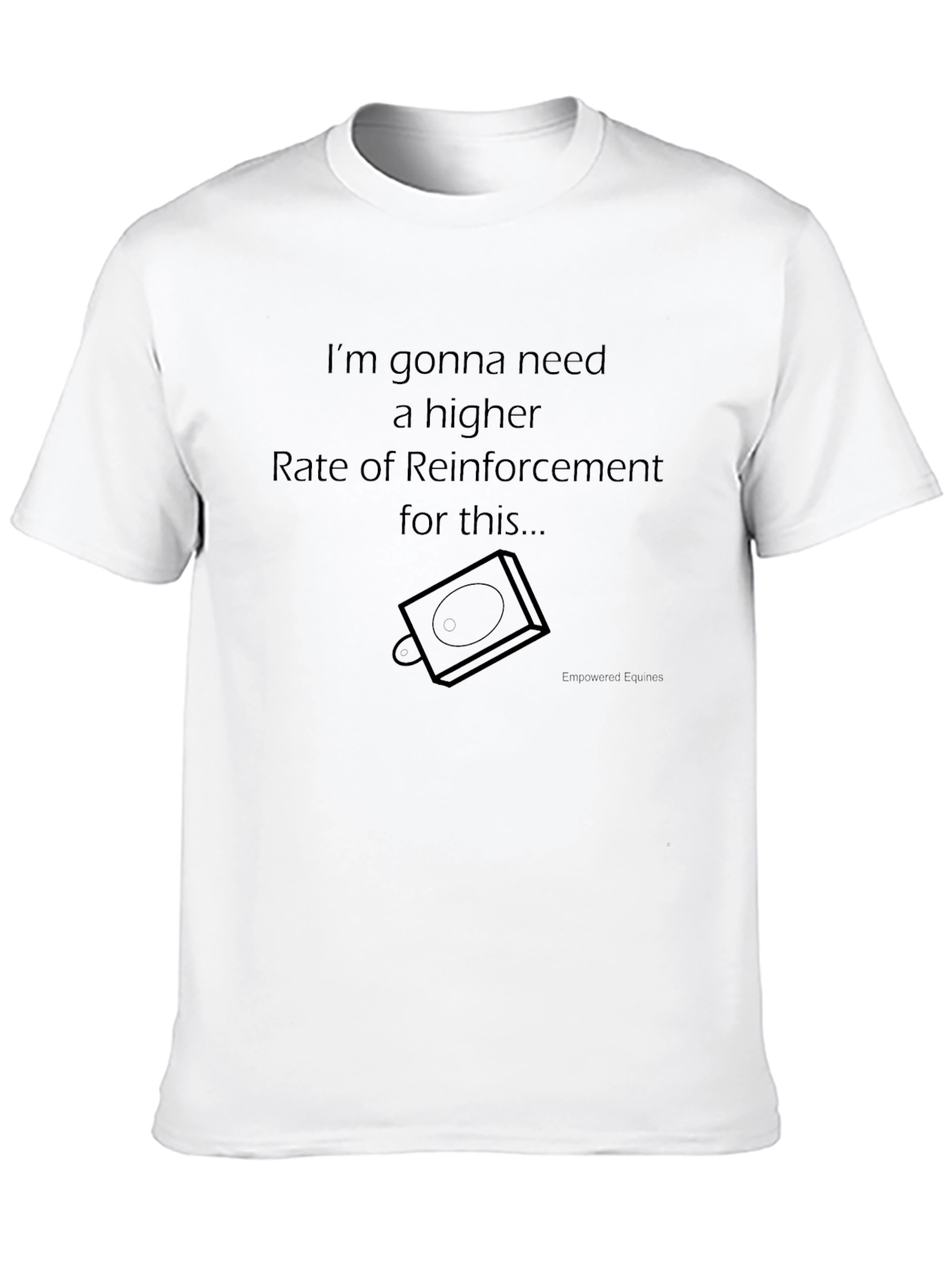 Black Higher Reinforcement Funny Graphic T-Shirt view 10