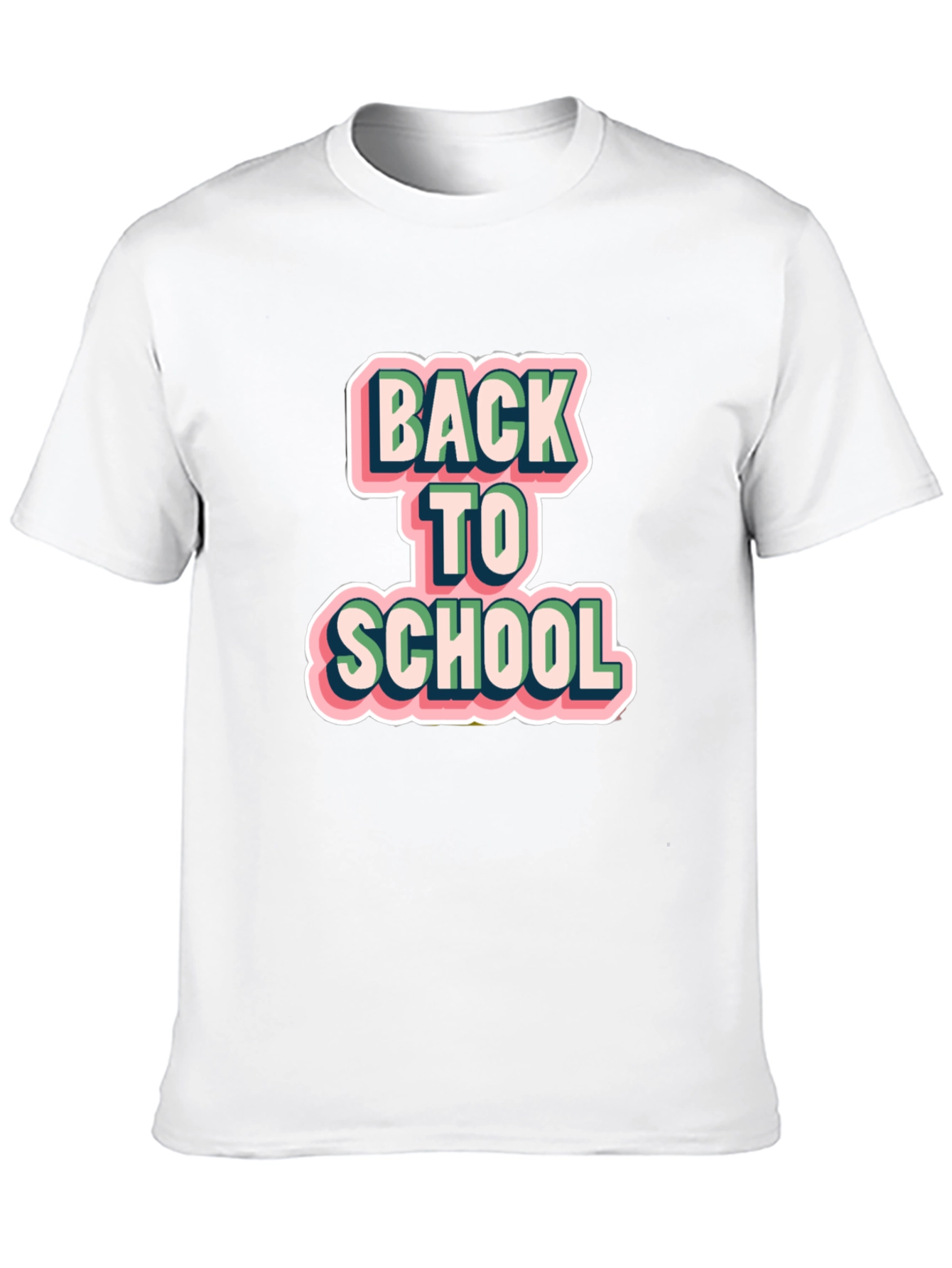 Black Back to School Graphic Tee - Black view 10