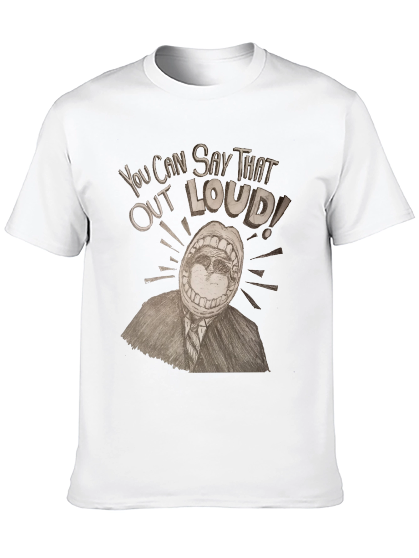 Black Say That Out Loud Graphic Tee view 10