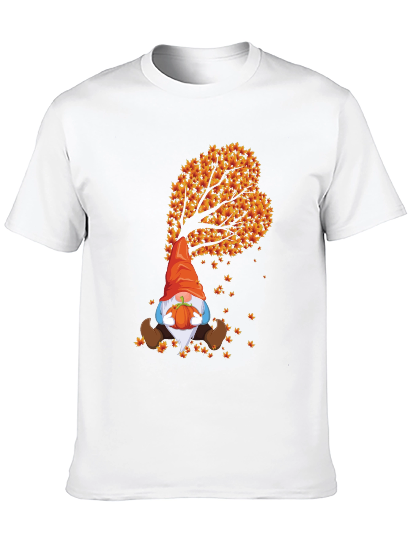 Fall Gnome T-Shirt - Autumn Leaf Design - 10