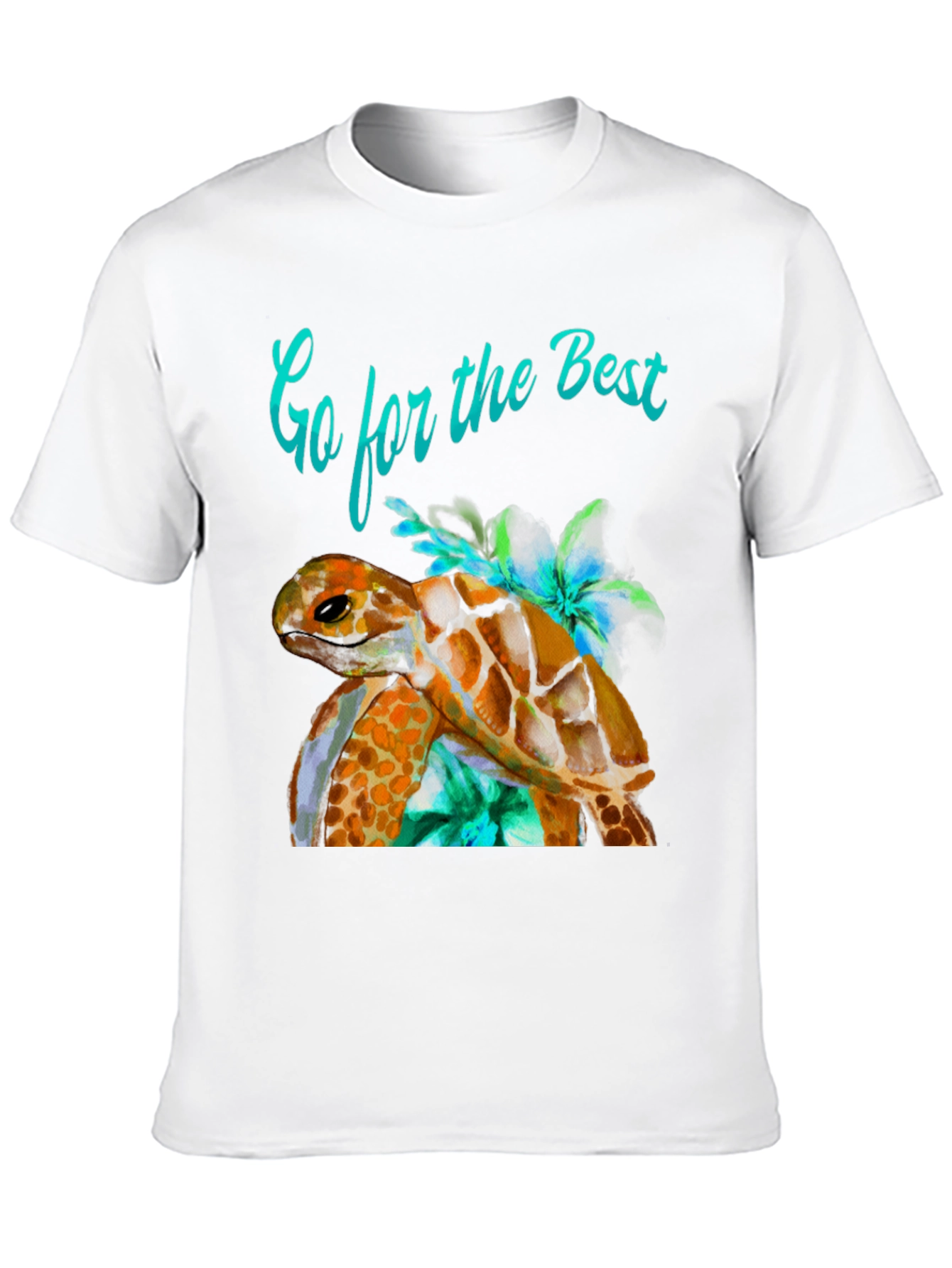 Black Turtle Graphic Tee - Go for the Best! view 10
