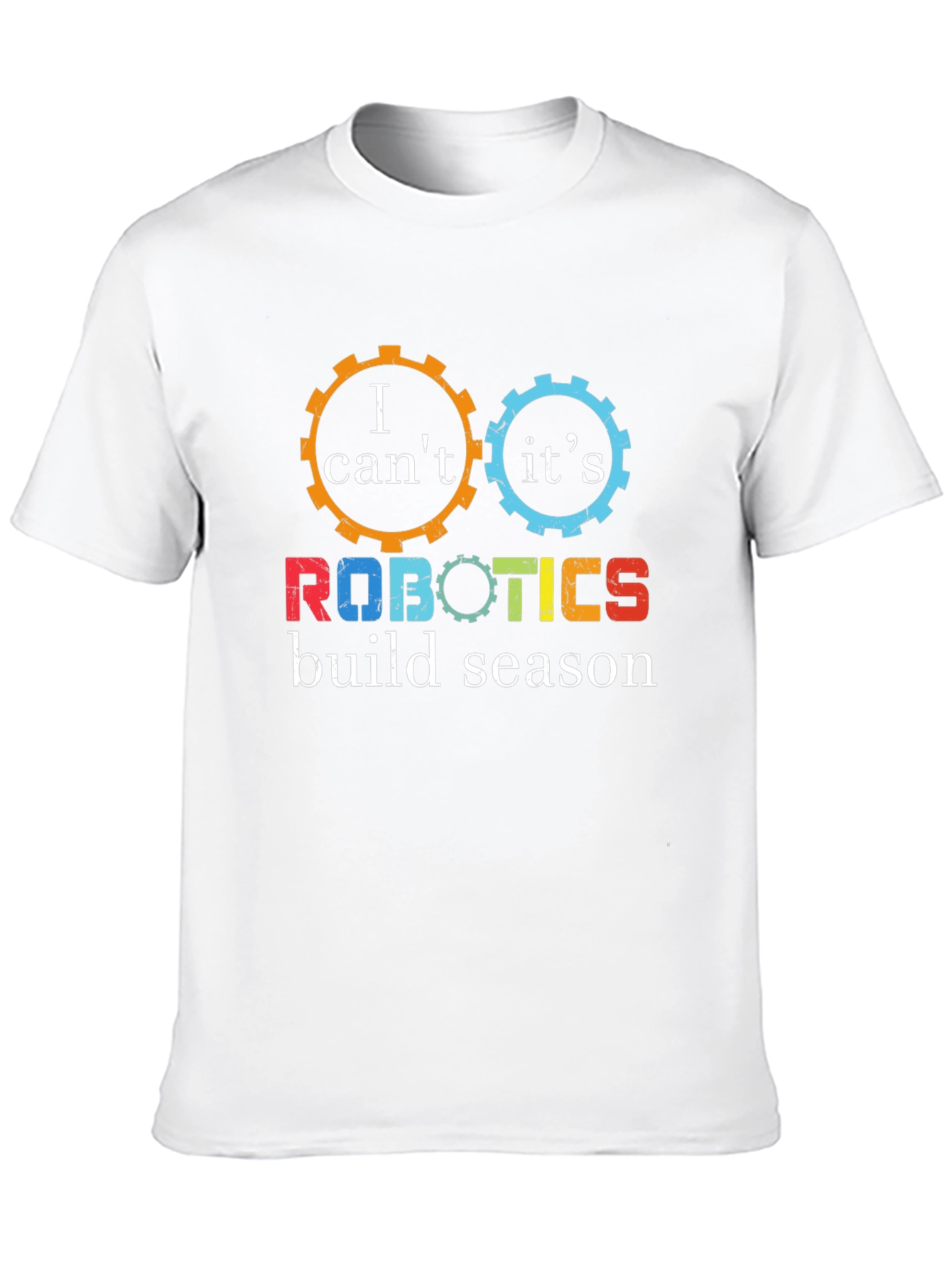 Black Robotics Build Season Gear T-Shirt view 10