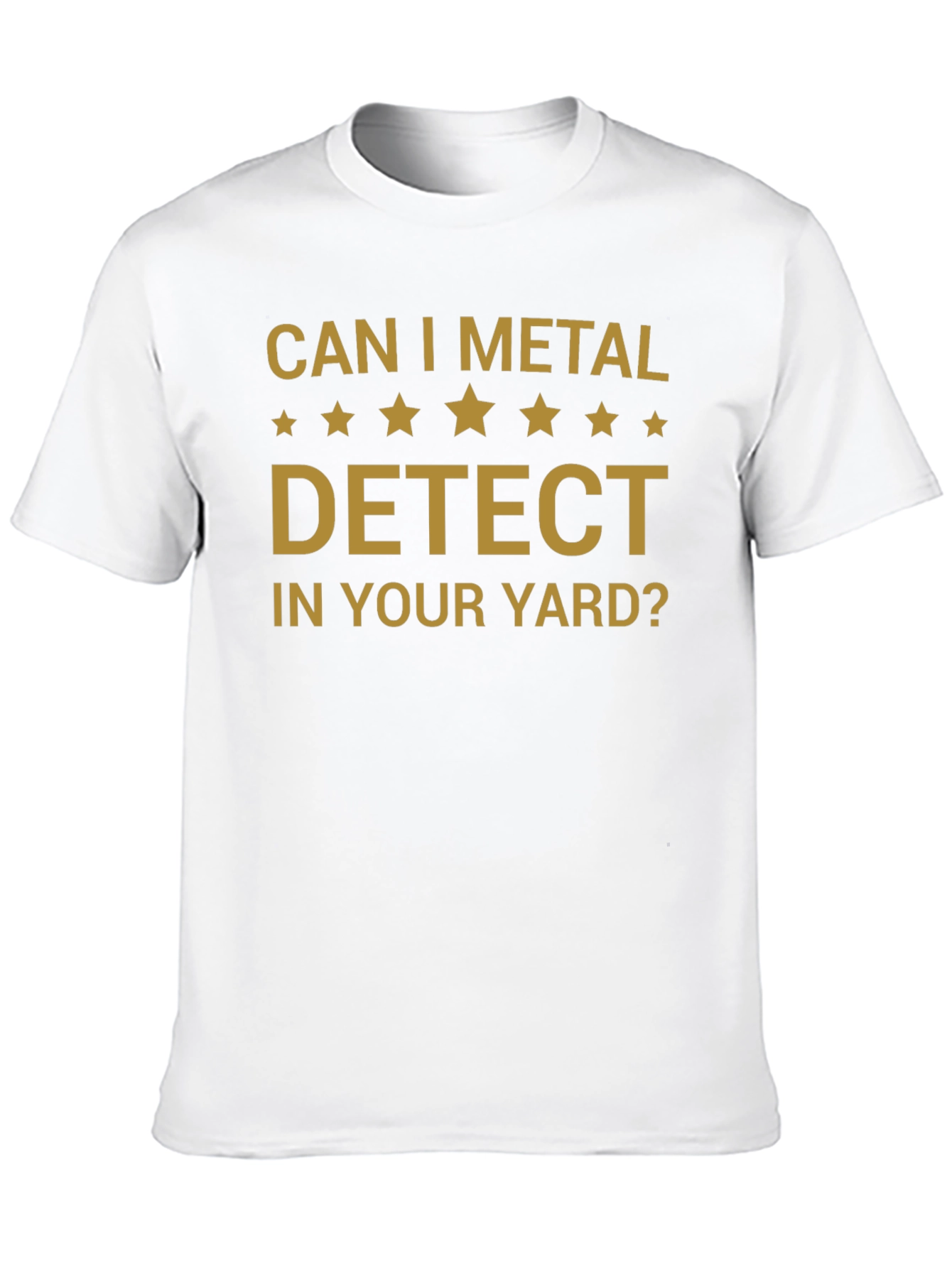 Black Metal Detecting Humor T-Shirt view 10
