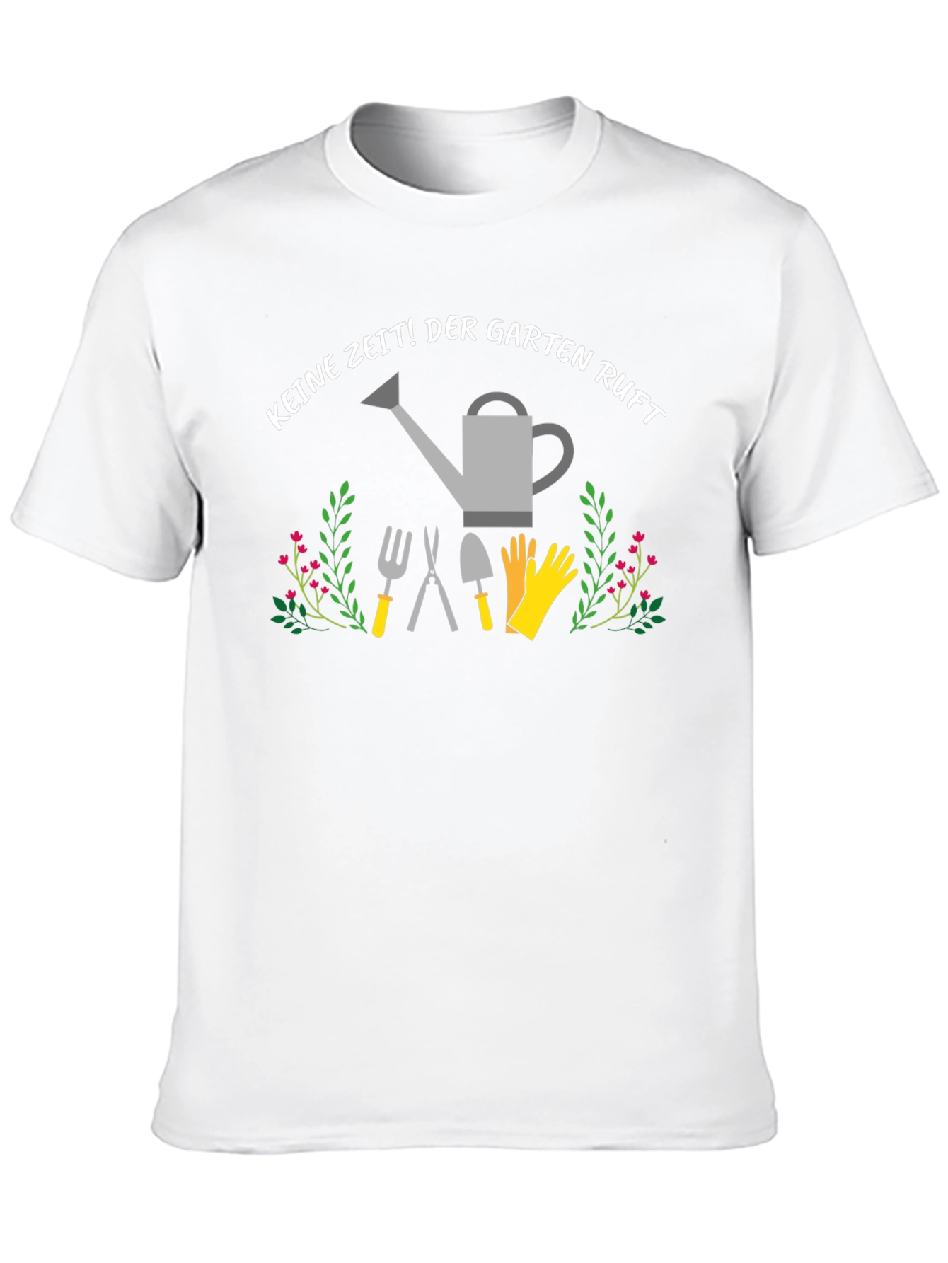 Garten Ruft Black T-Shirt - Gardening Tools Graphic Tee - 10