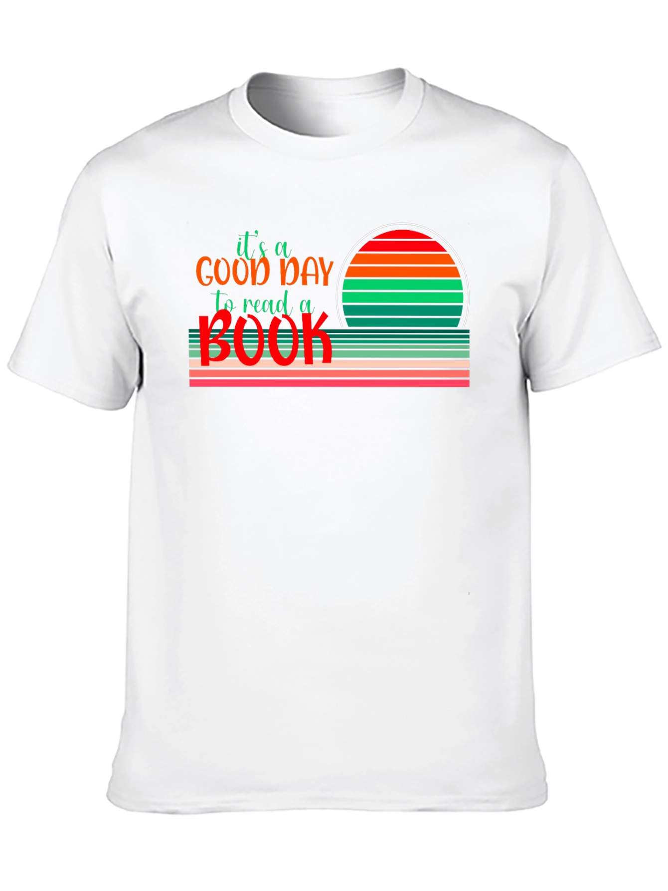 Black It's a Good Day to Read a Book Graphic T-Shirt view 10