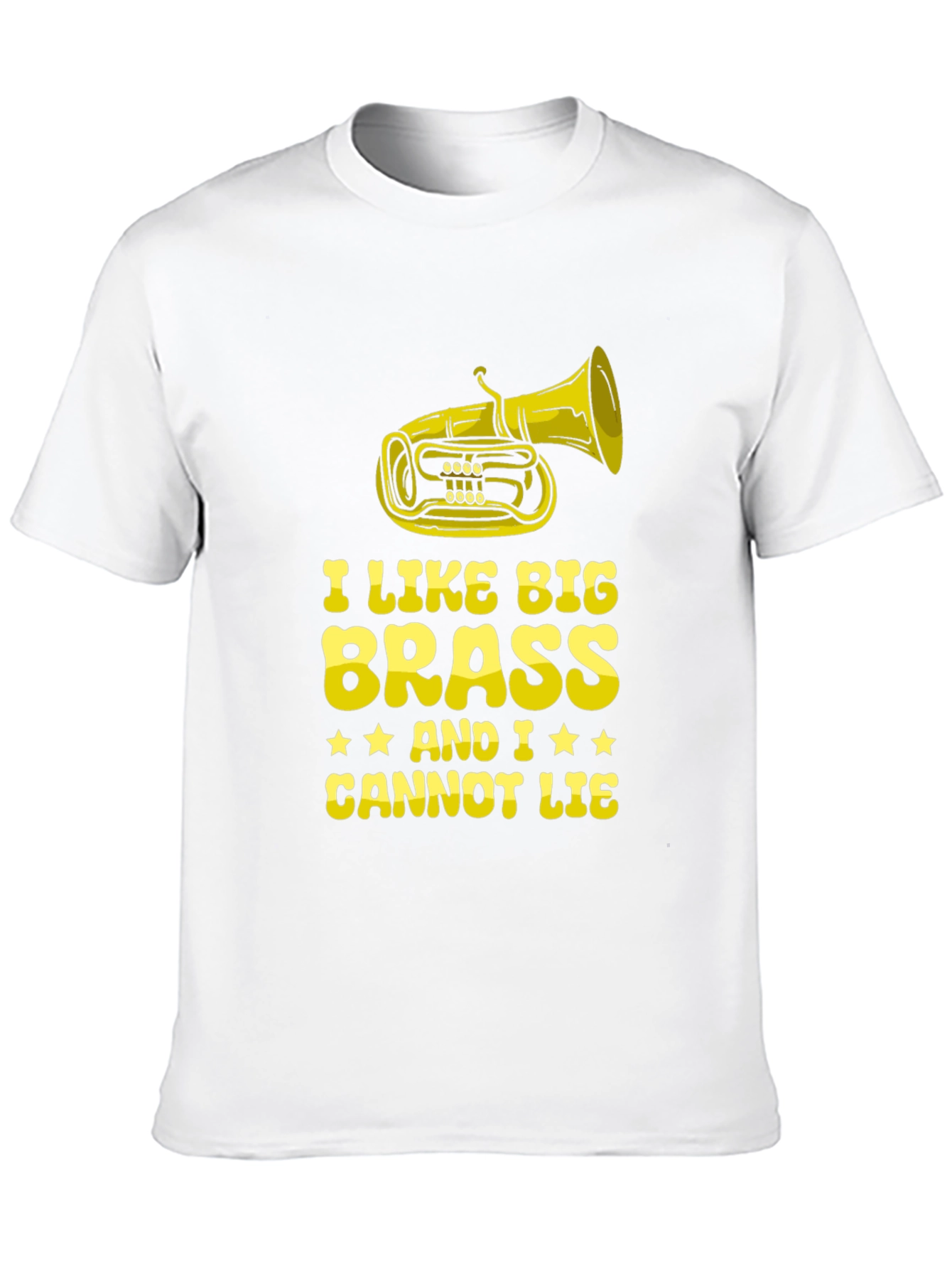 Black I Like Big Brass T-Shirt - Funny Musician Tee view 10
